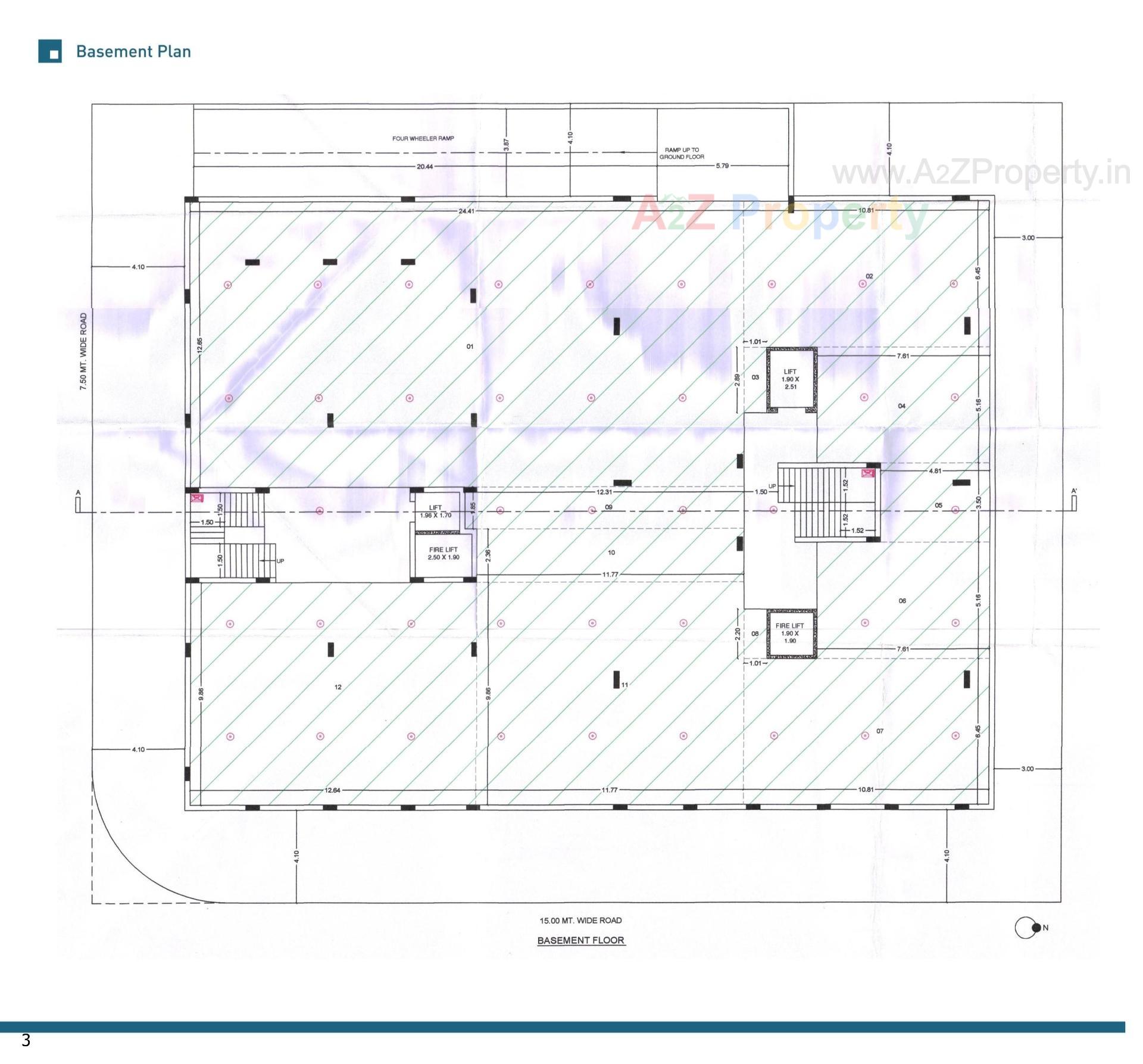 Layout of real estate project Nova Corner located at Rajkot, Rajkot, Gujarat
