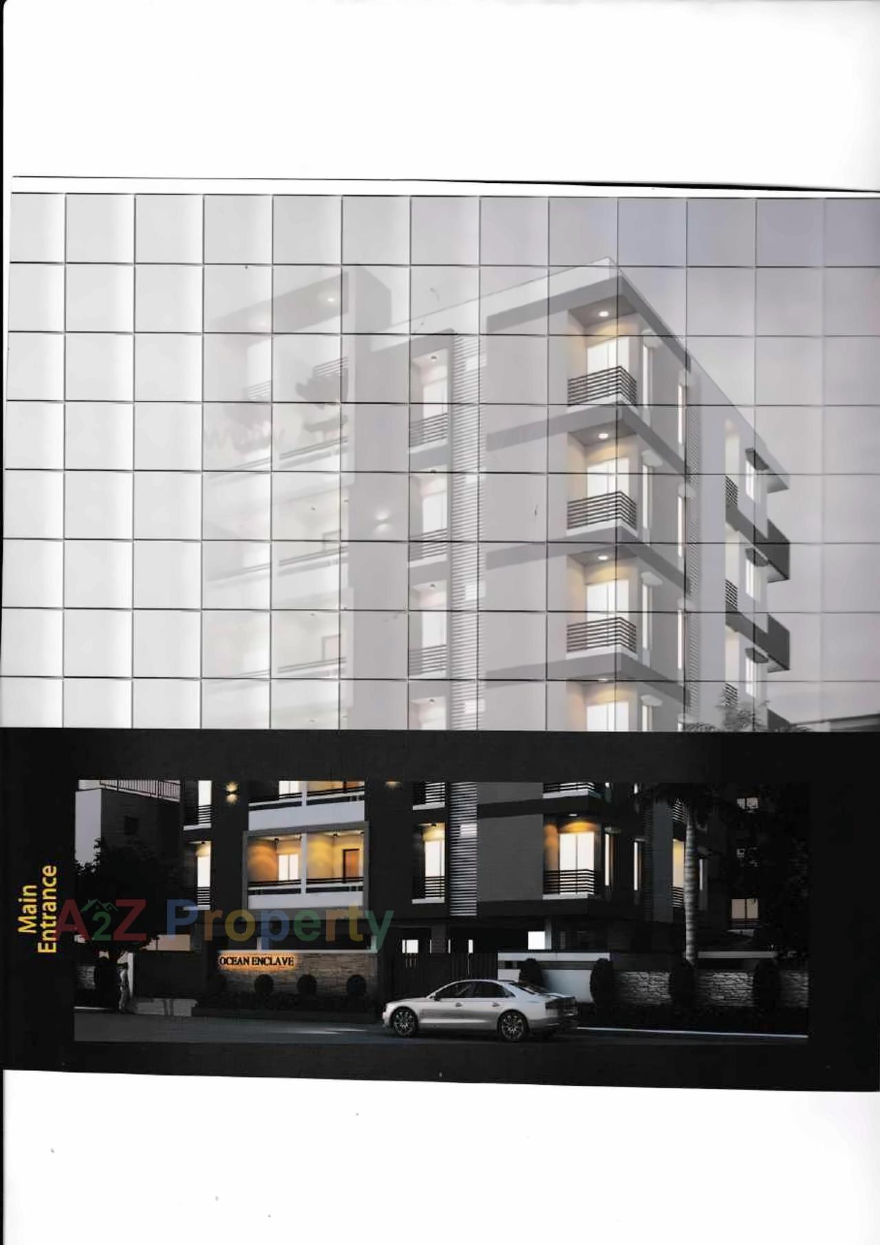 3D Elevation of real estate project Ocean Enclave located at Nana-mava, Rajkot, Gujarat