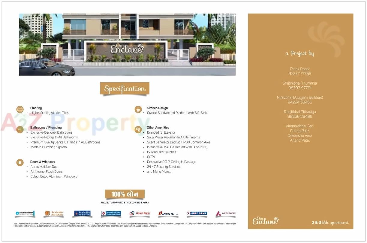  of real estate project Om Enclave located at Raiya, Rajkot, Gujarat