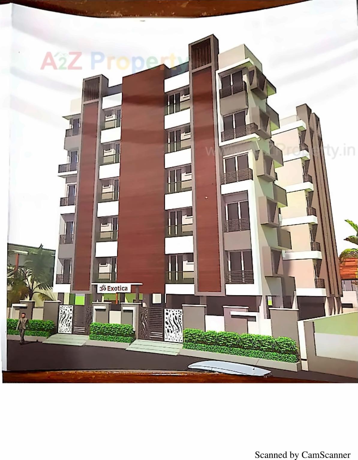 3D Elevation of real estate project Om Exotica located at Rajkot, Rajkot, Gujarat