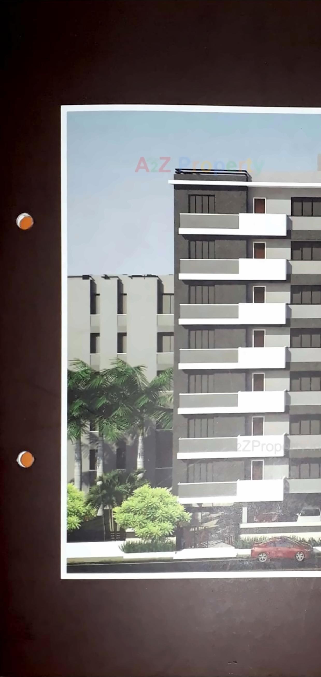 3D Elevation of real estate project Omkar Hight located at Rajkot, Rajkot, Gujarat