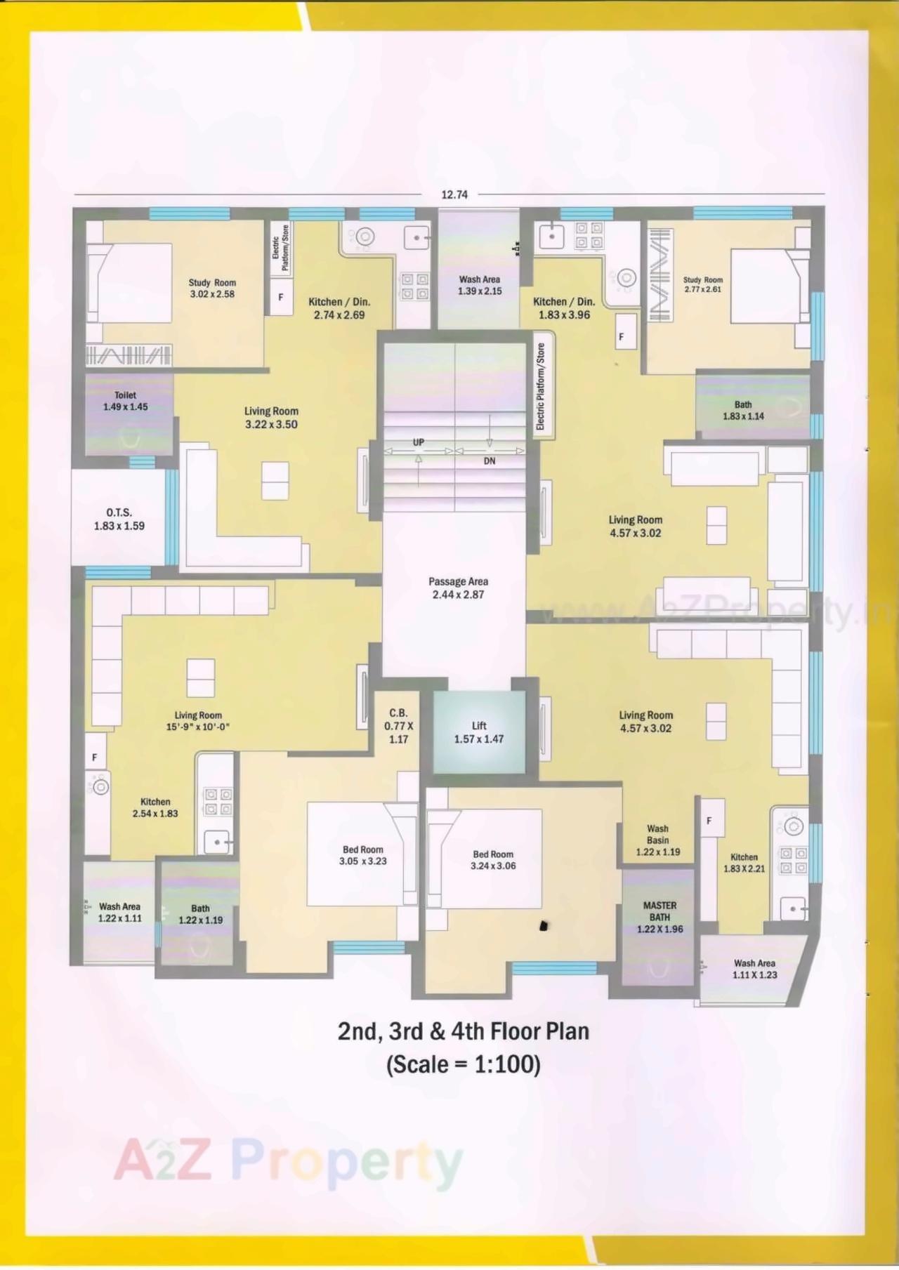 Layout of real estate project Opera House located at Rajkot, Rajkot, Gujarat
