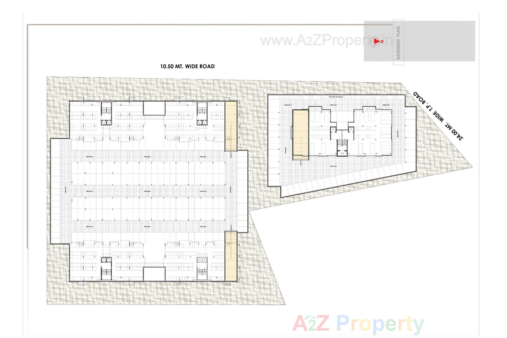 Layout of real estate project Orbit Gardens located at Mota, Rajkot, Gujarat