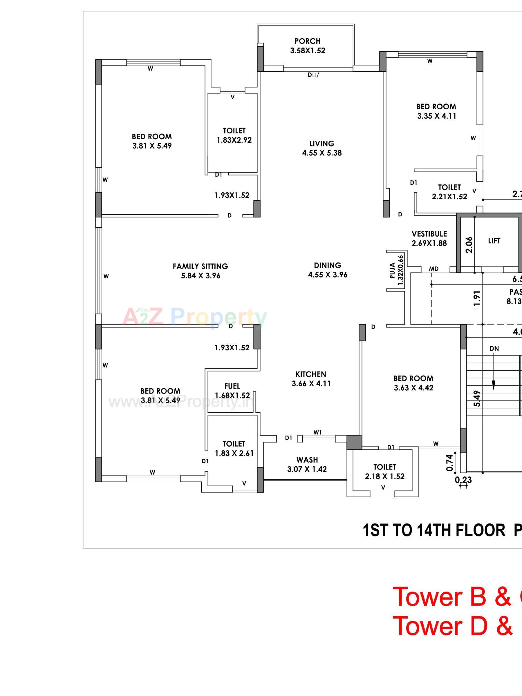 Layout of real estate project Orbit Gardens located at Mota, Rajkot, Gujarat