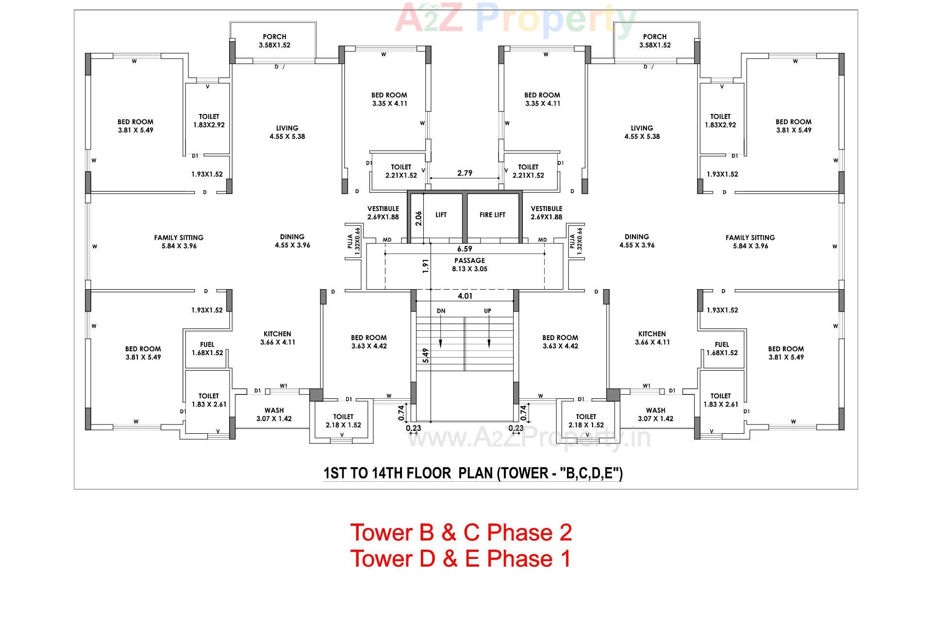 Layout of real estate project Orbit Gardens located at Mota, Rajkot, Gujarat