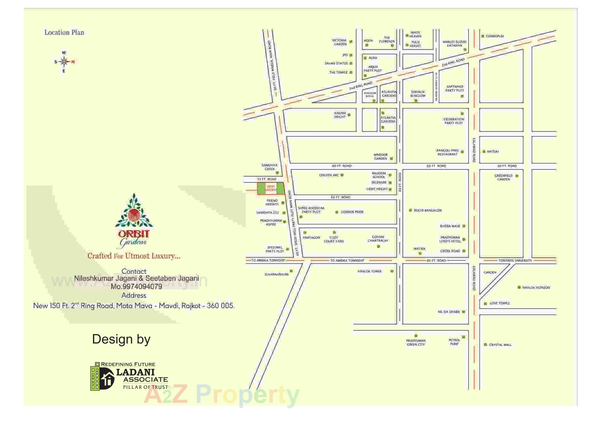  of real estate project Orbit Gardens located at Mota, Rajkot, Gujarat