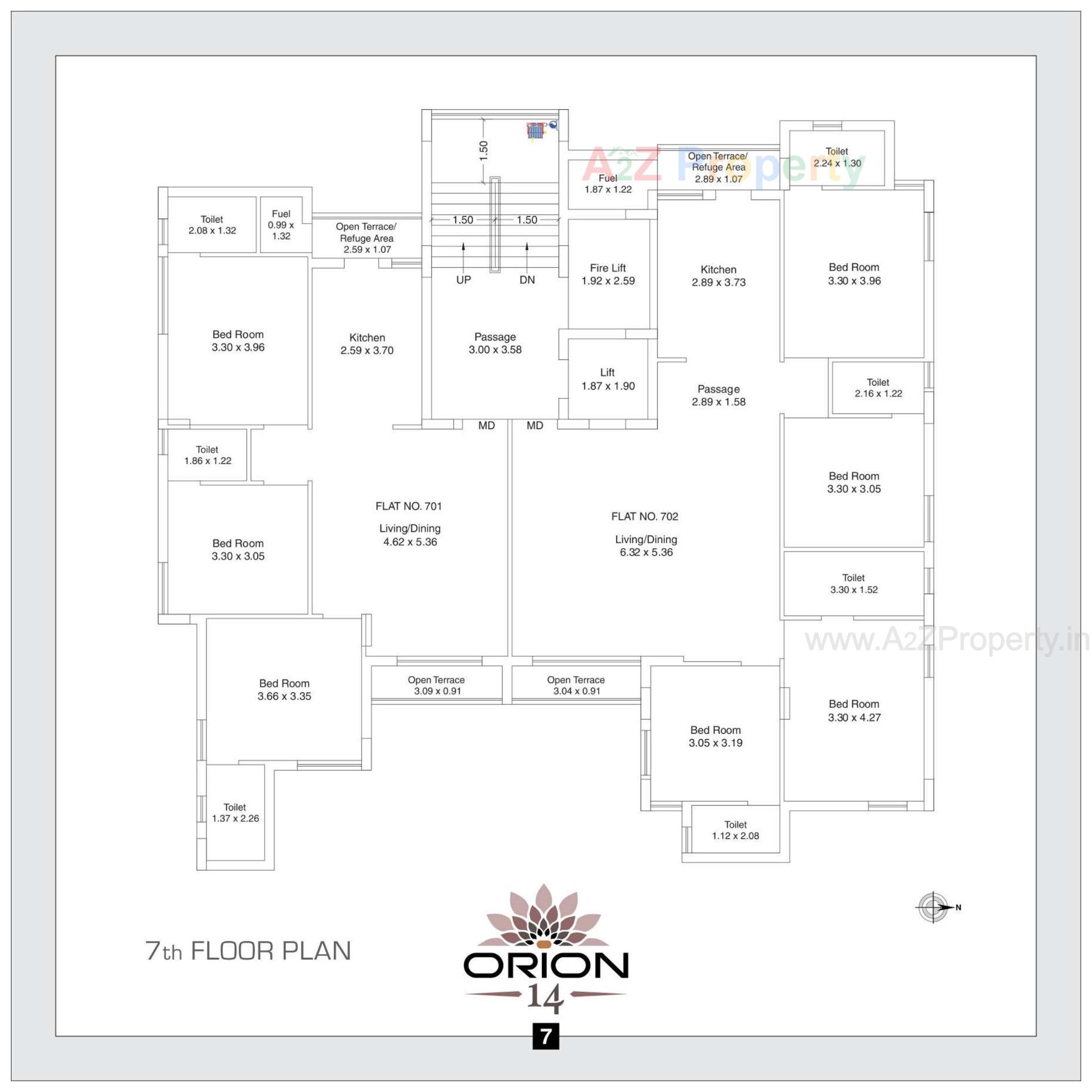Layout of real estate project Orion located at Rajkot, Rajkot, Gujarat