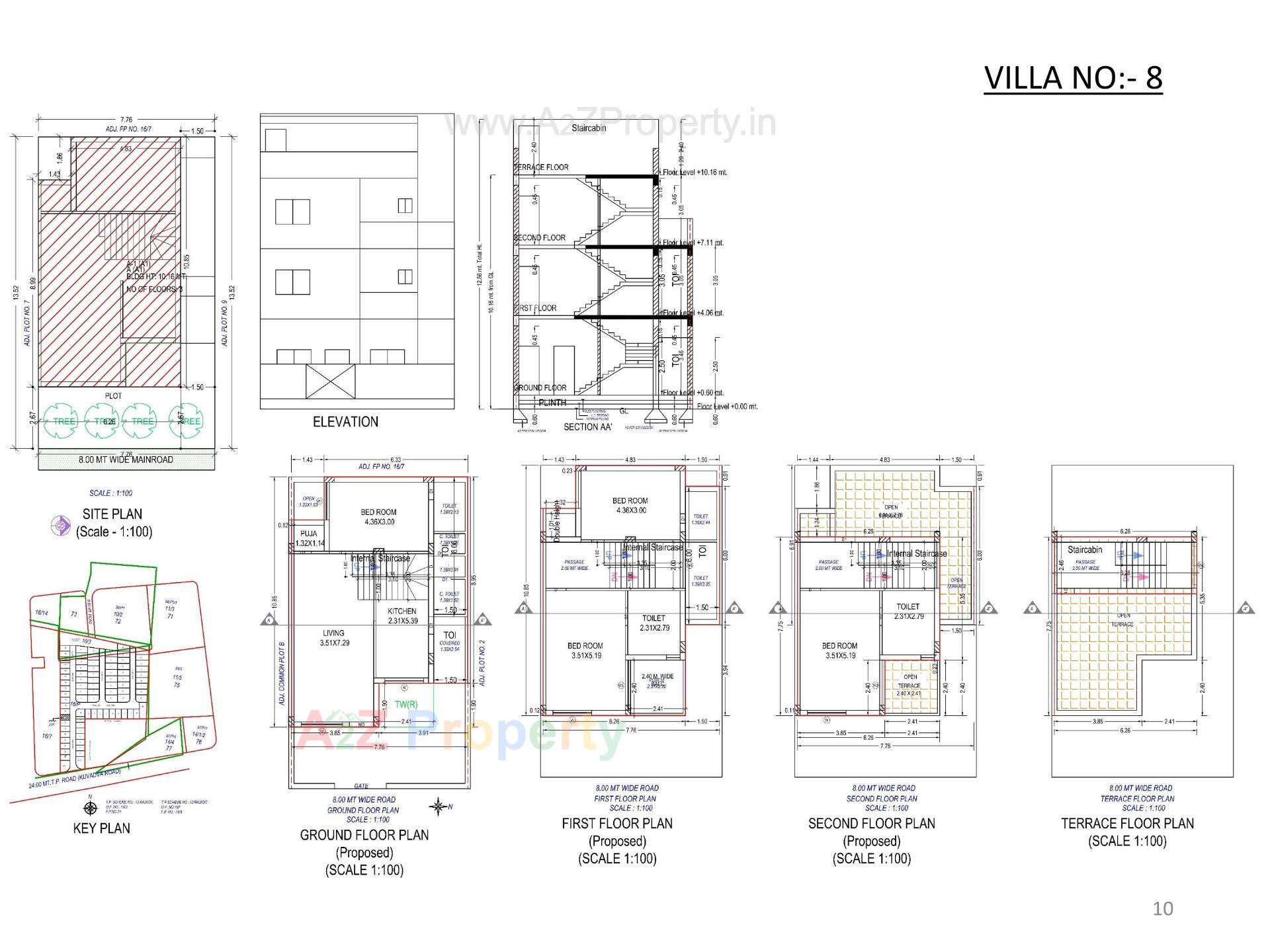 Layout of real estate project Oscar Kingsville located at Rajkot, Rajkot, Gujarat