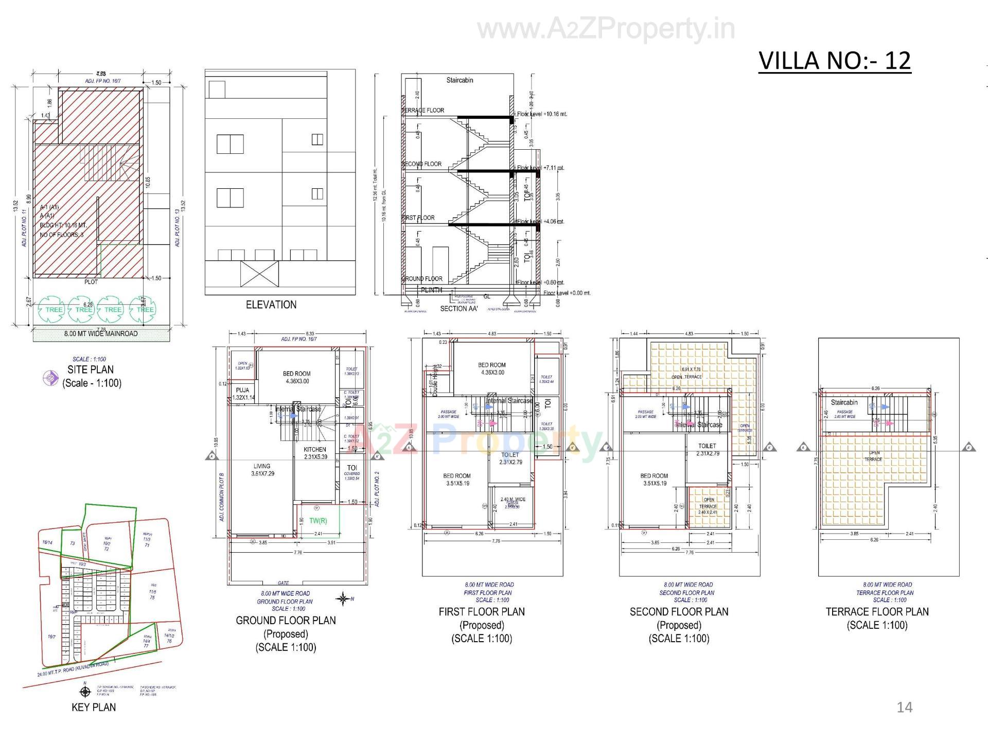 Layout of real estate project Oscar Kingsville located at Rajkot, Rajkot, Gujarat