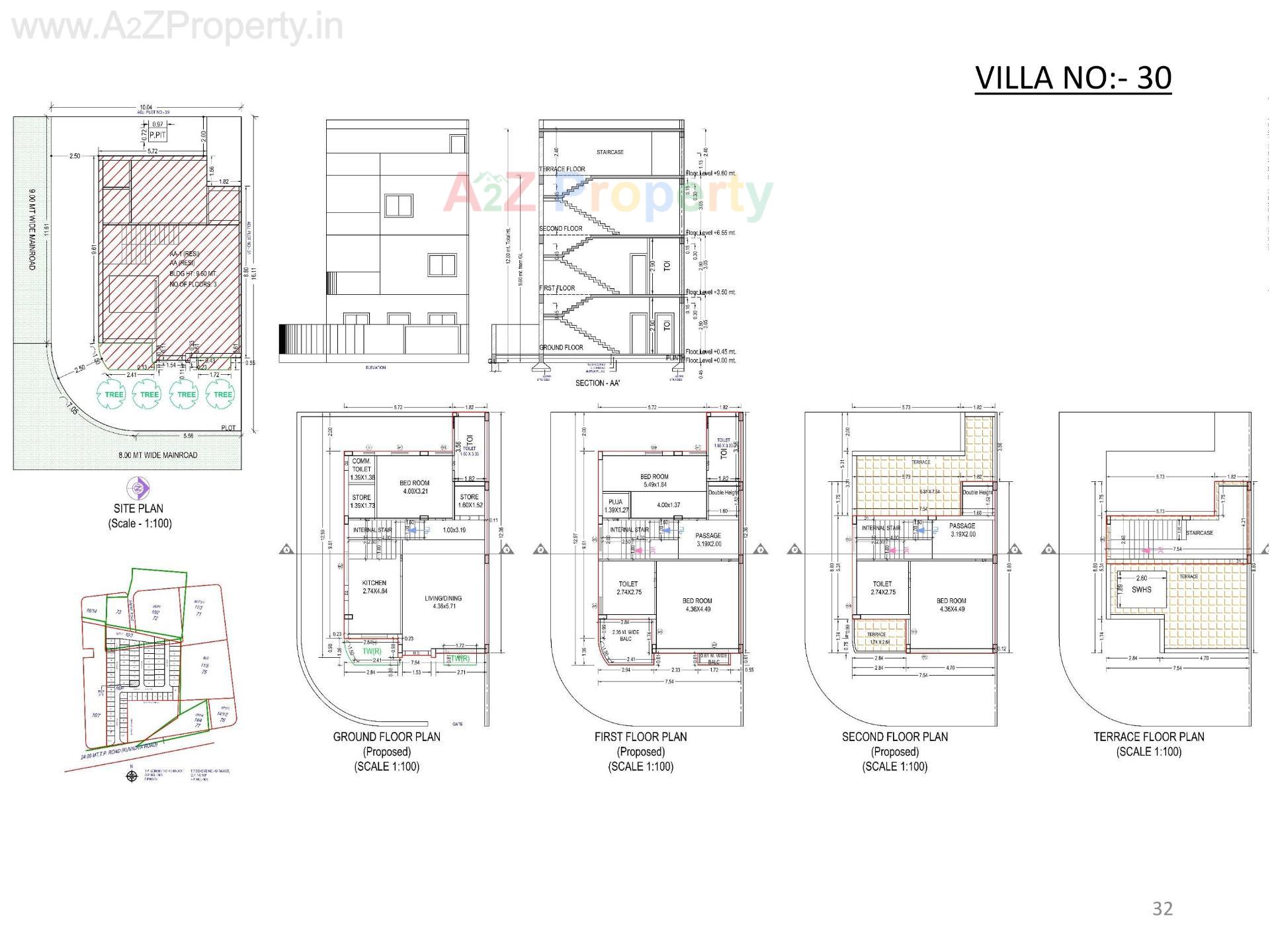 Layout of real estate project Oscar Kingsville located at Rajkot, Rajkot, Gujarat