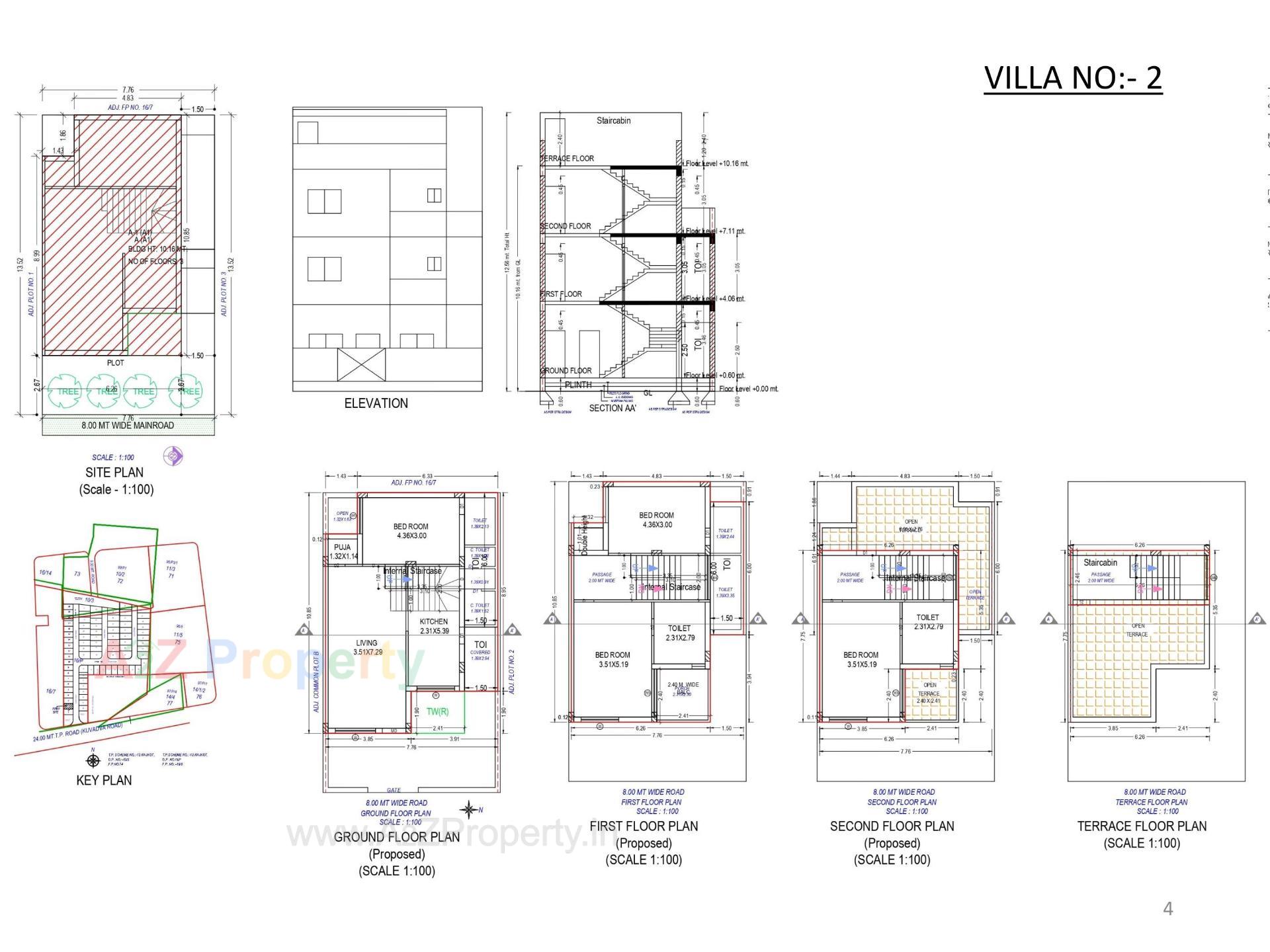 Layout of real estate project Oscar Kingsville located at Rajkot, Rajkot, Gujarat