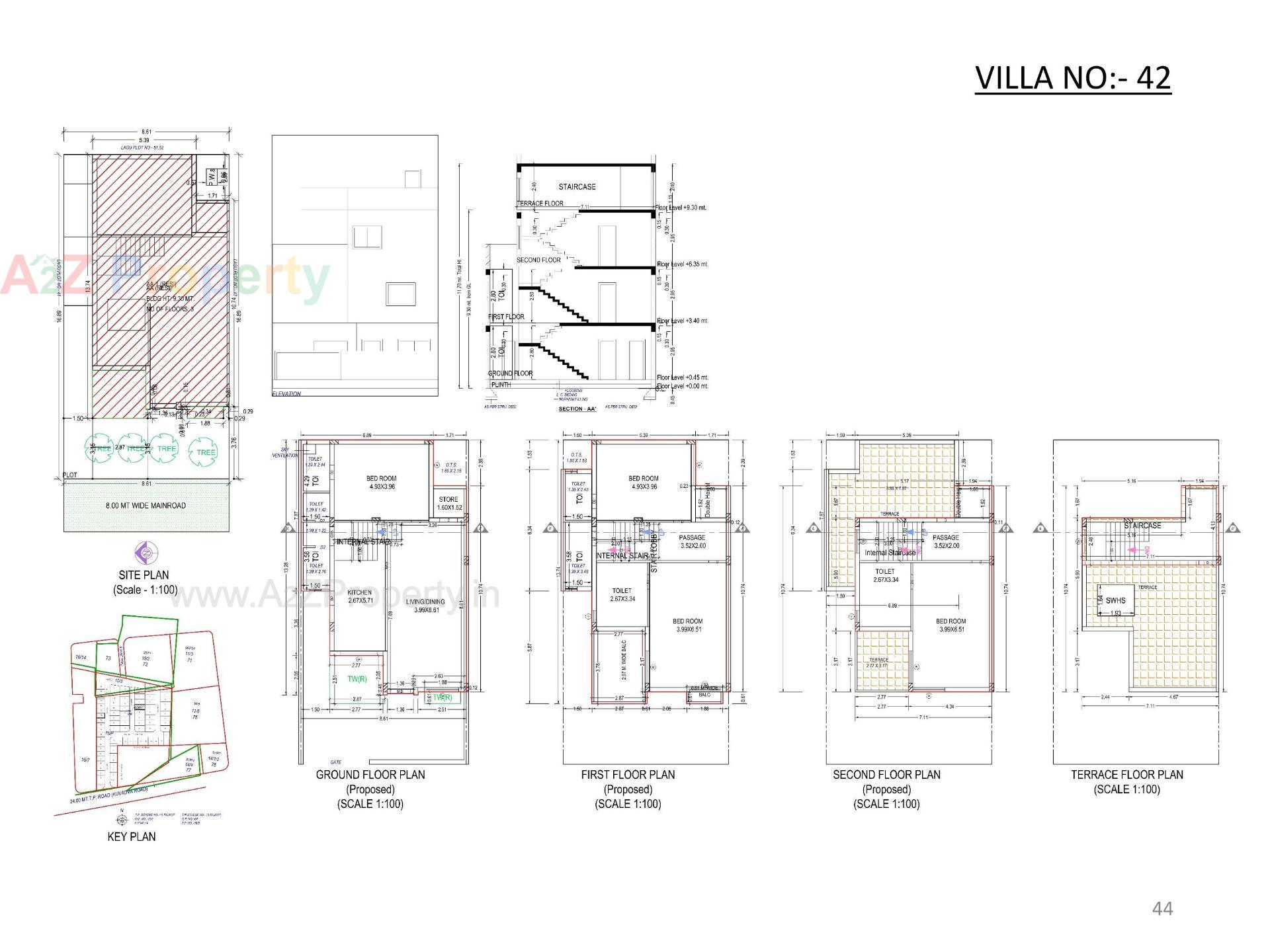 Layout of real estate project Oscar Kingsville located at Rajkot, Rajkot, Gujarat