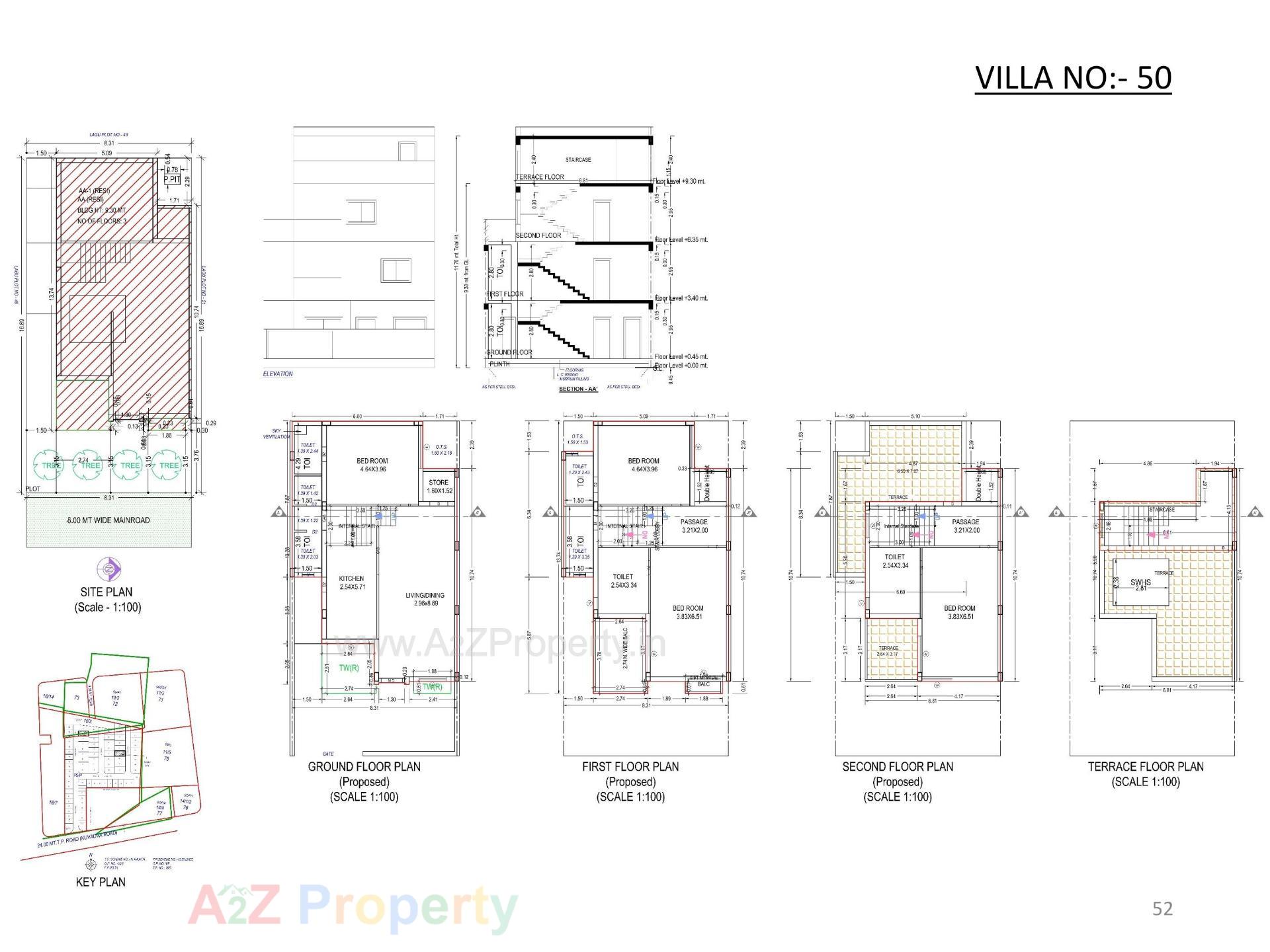 Layout of real estate project Oscar Kingsville located at Rajkot, Rajkot, Gujarat