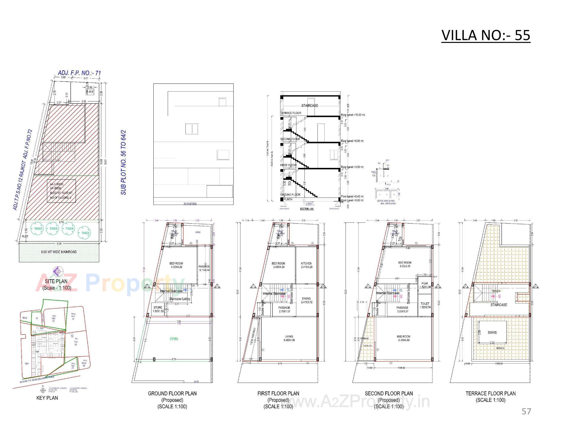 Layout of real estate project Oscar Kingsville located at Rajkot, Rajkot, Gujarat