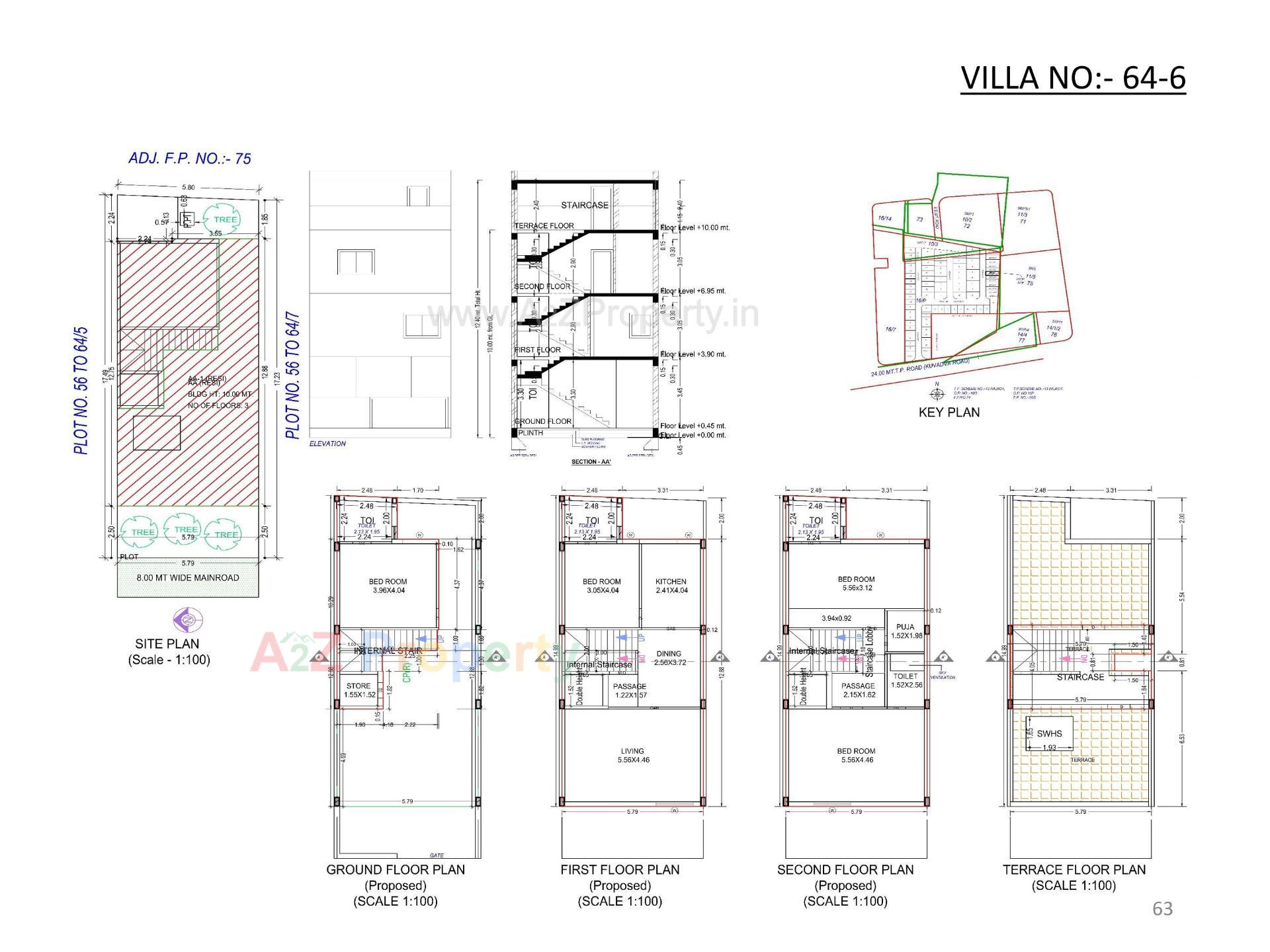 Layout of real estate project Oscar Kingsville located at Rajkot, Rajkot, Gujarat