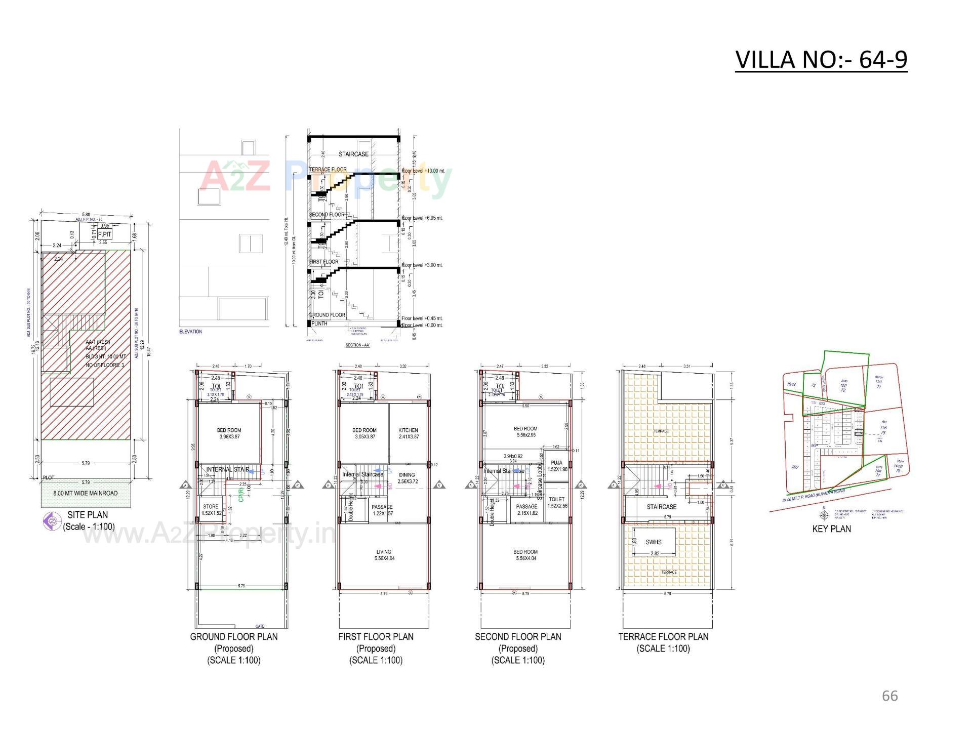 Layout of real estate project Oscar Kingsville located at Rajkot, Rajkot, Gujarat