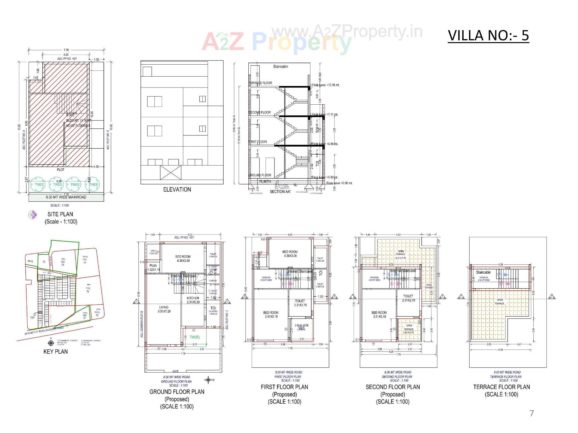 Layout of real estate project Oscar Kingsville located at Rajkot, Rajkot, Gujarat