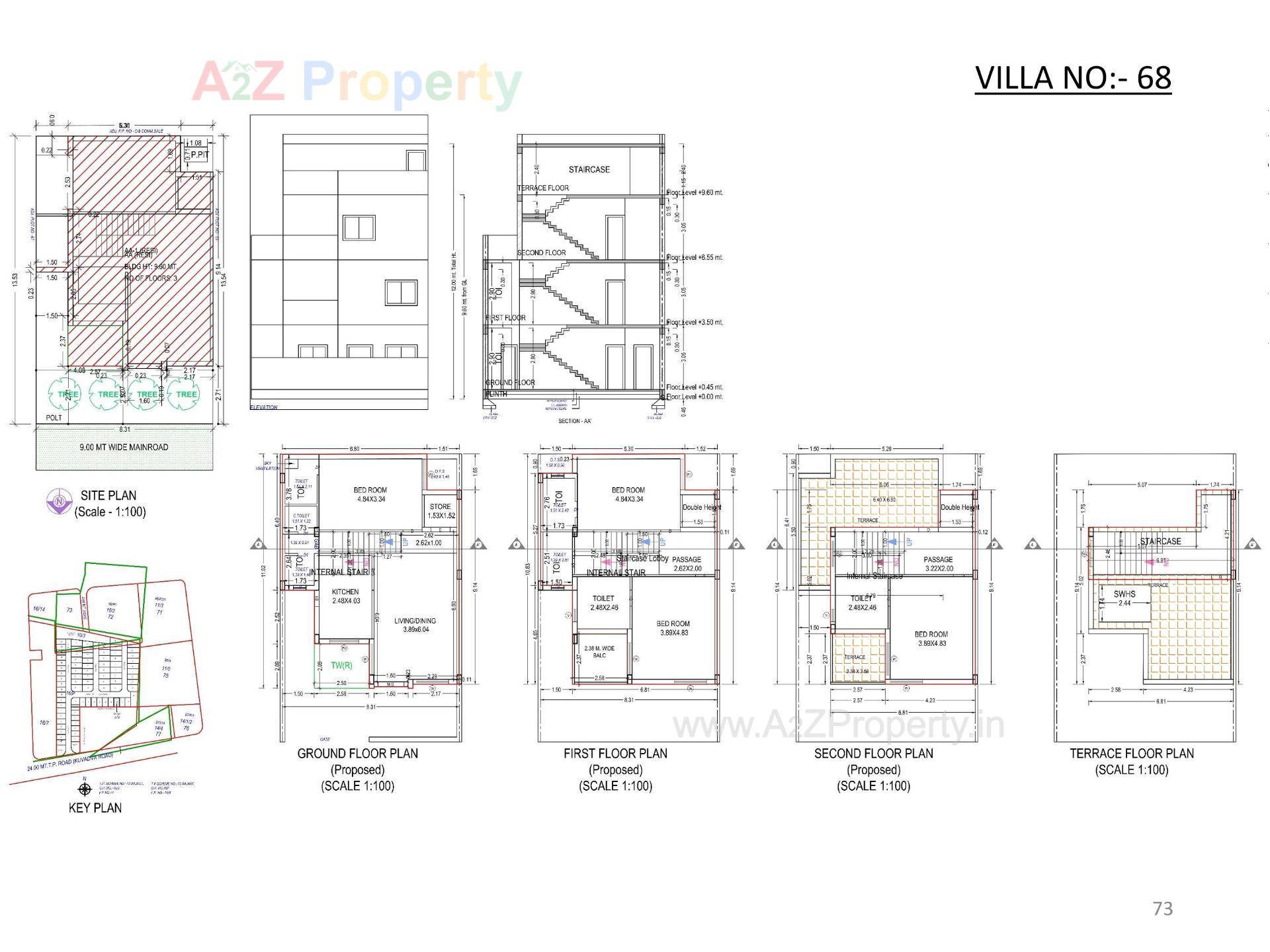 Layout of real estate project Oscar Kingsville located at Rajkot, Rajkot, Gujarat