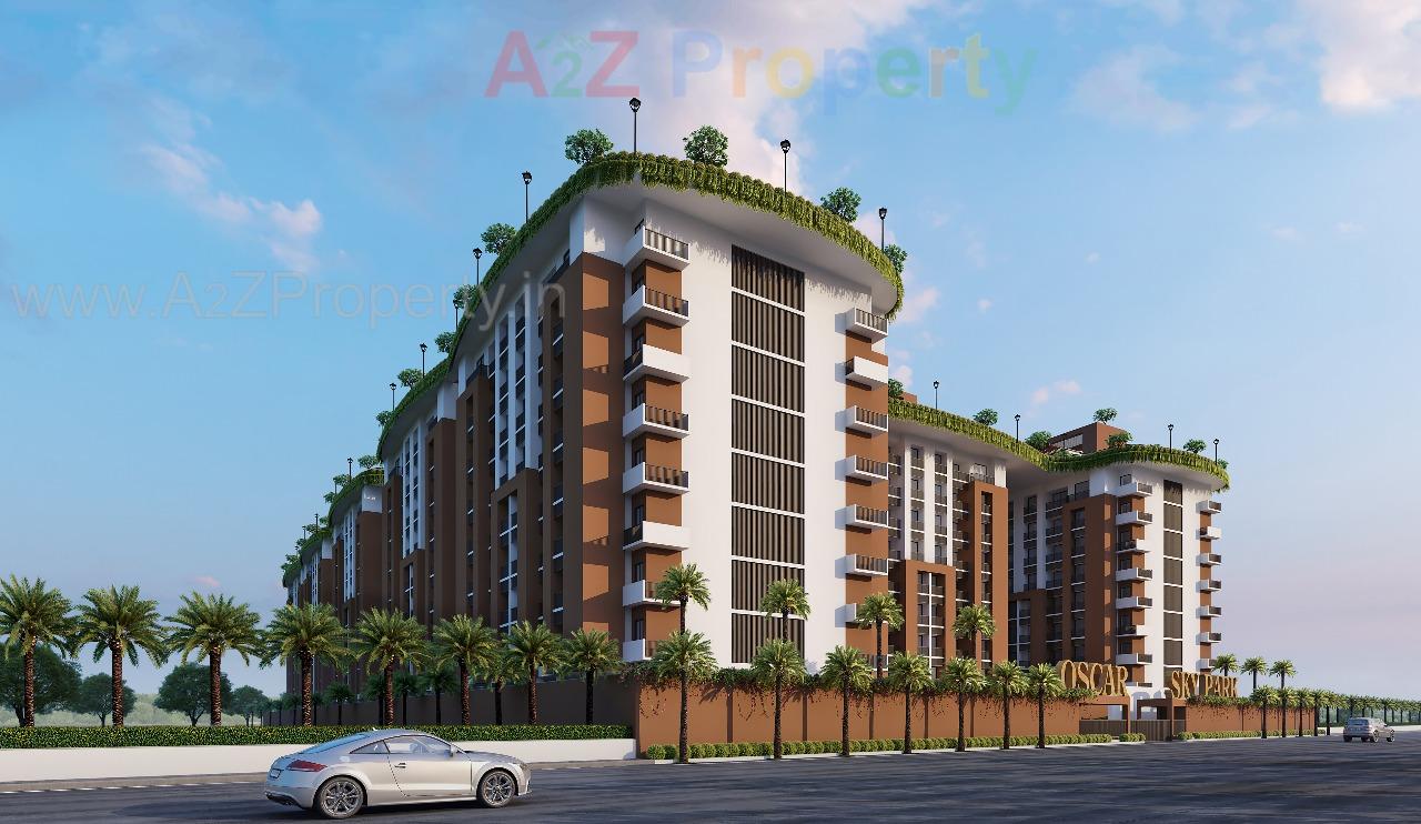 3D Elevation of real estate project Oscar Sky Park located at Rajkot, Rajkot, Gujarat