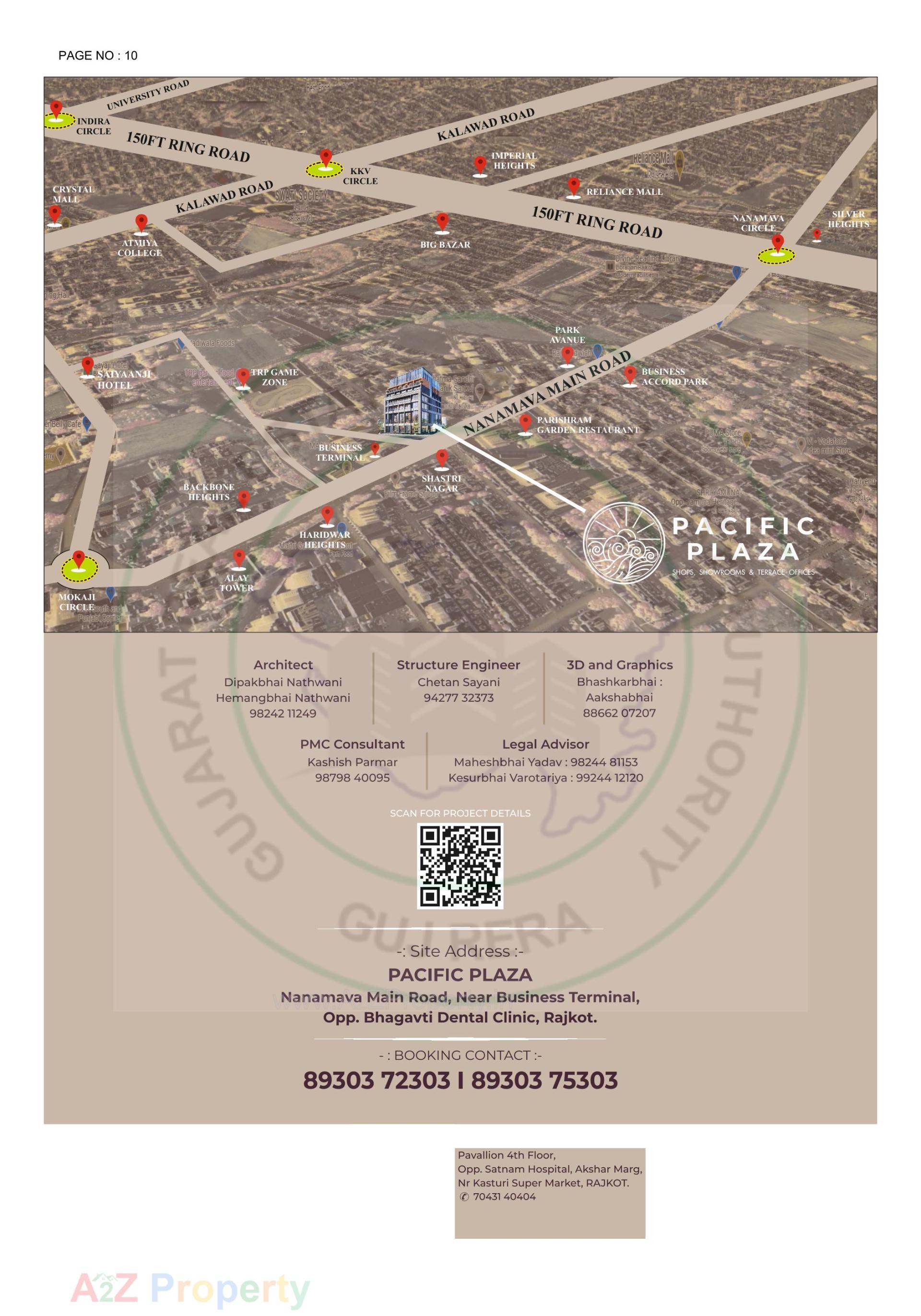  of real estate project Pacific Plaza located at Nanamava, Rajkot, Gujarat