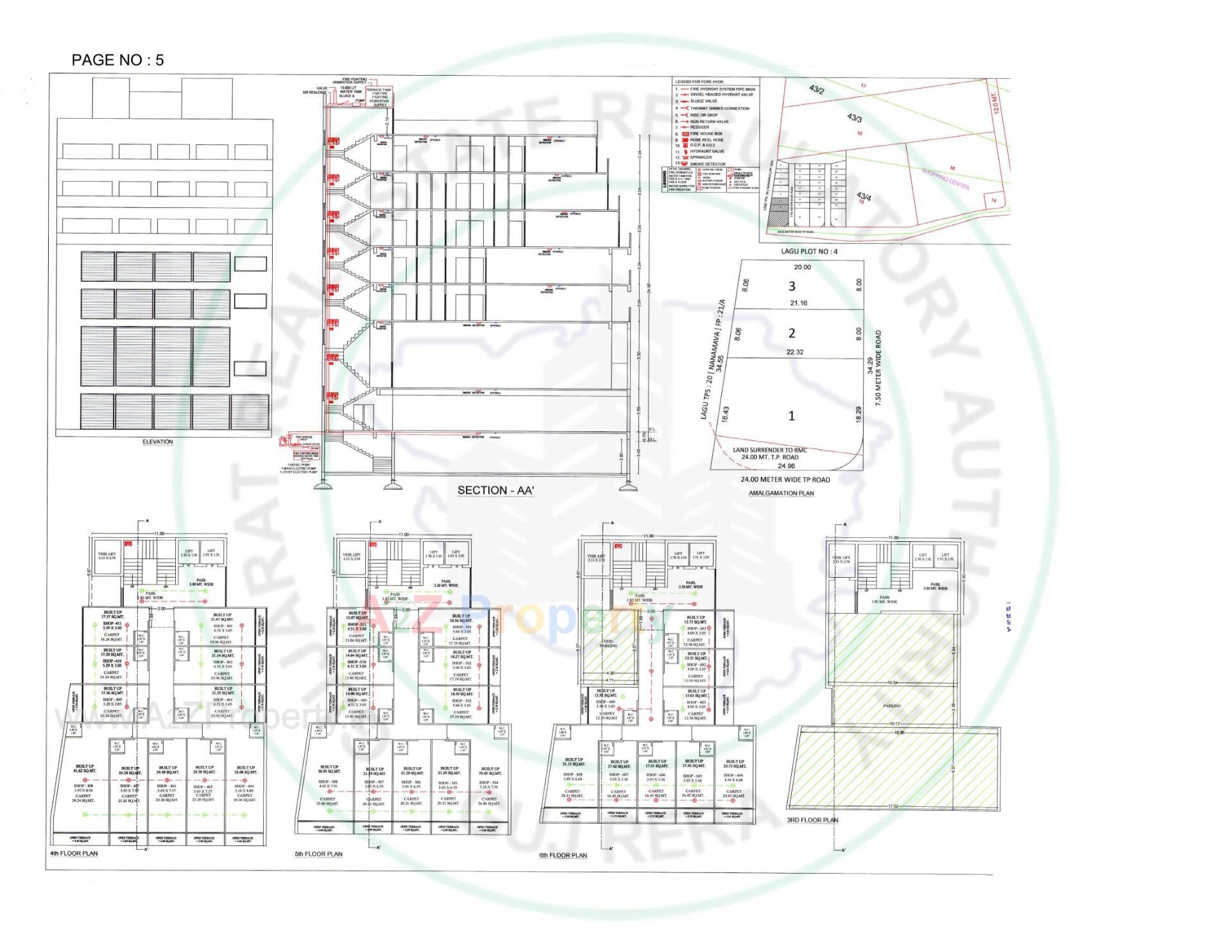  of real estate project Pacific Plaza located at Nanamava, Rajkot, Gujarat