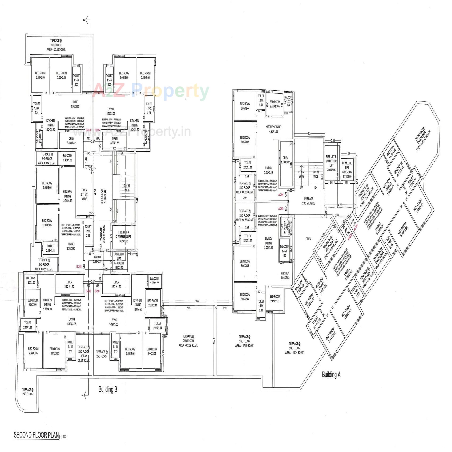 Layout of real estate project Pacific Star located at Rajkot, Rajkot, Gujarat