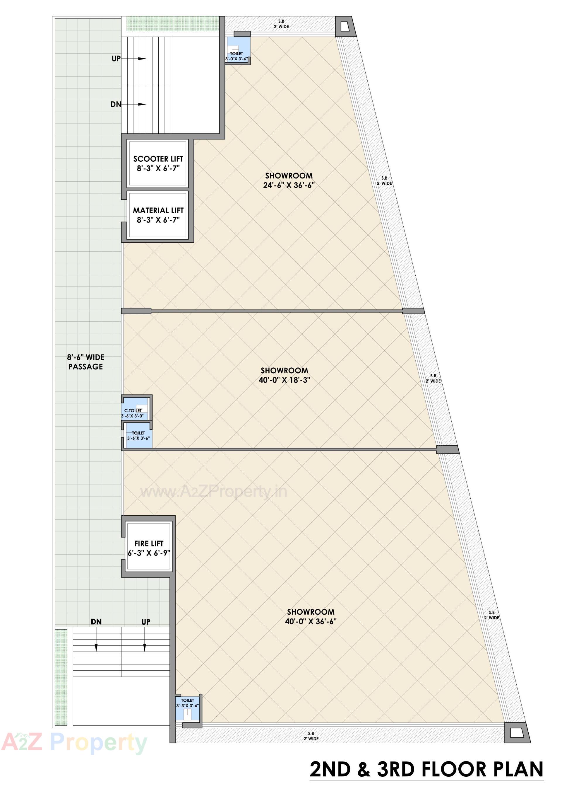 Layout of real estate project Pacific located at Mavdi, Rajkot, Gujarat