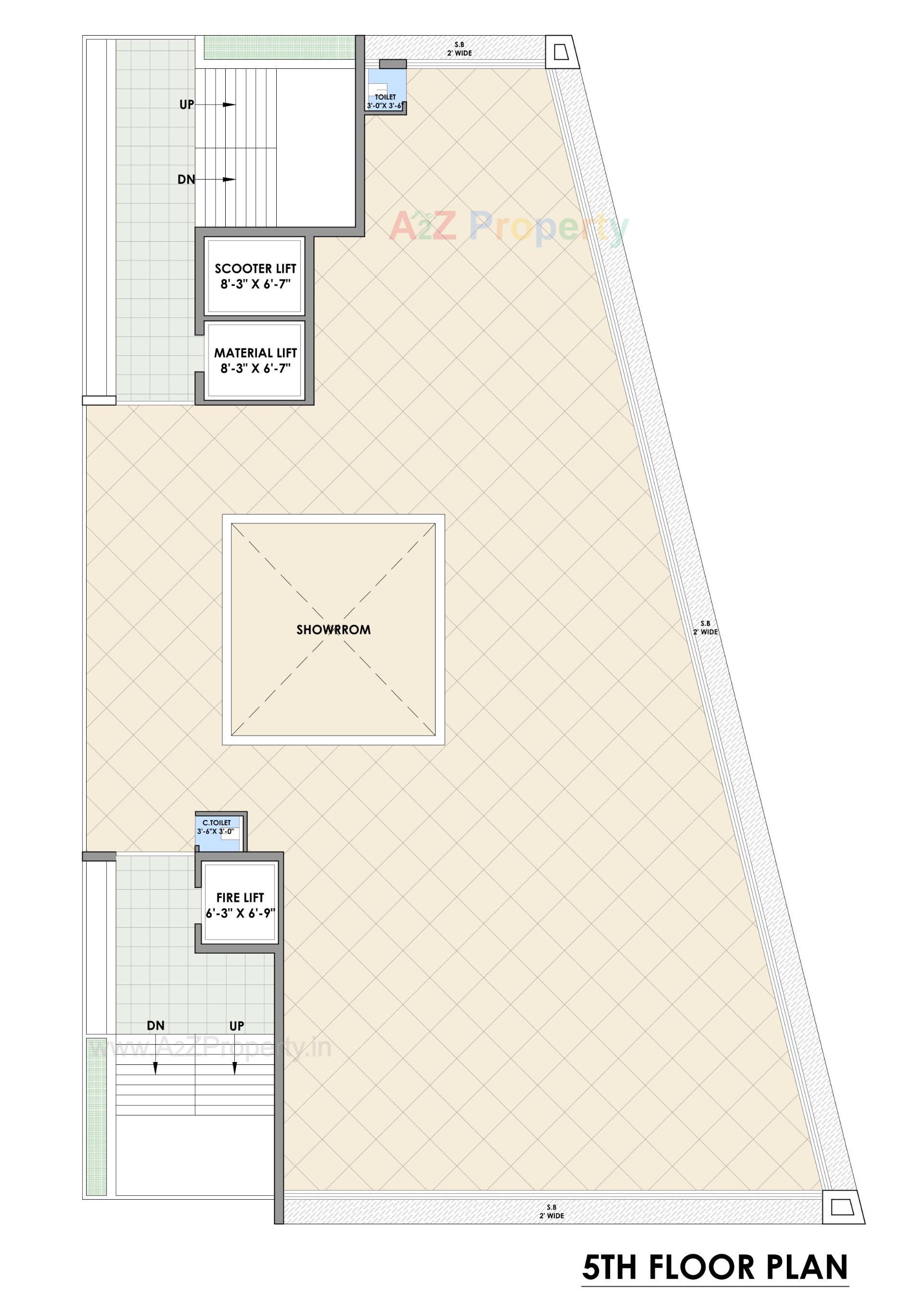 Layout of real estate project Pacific located at Mavdi, Rajkot, Gujarat