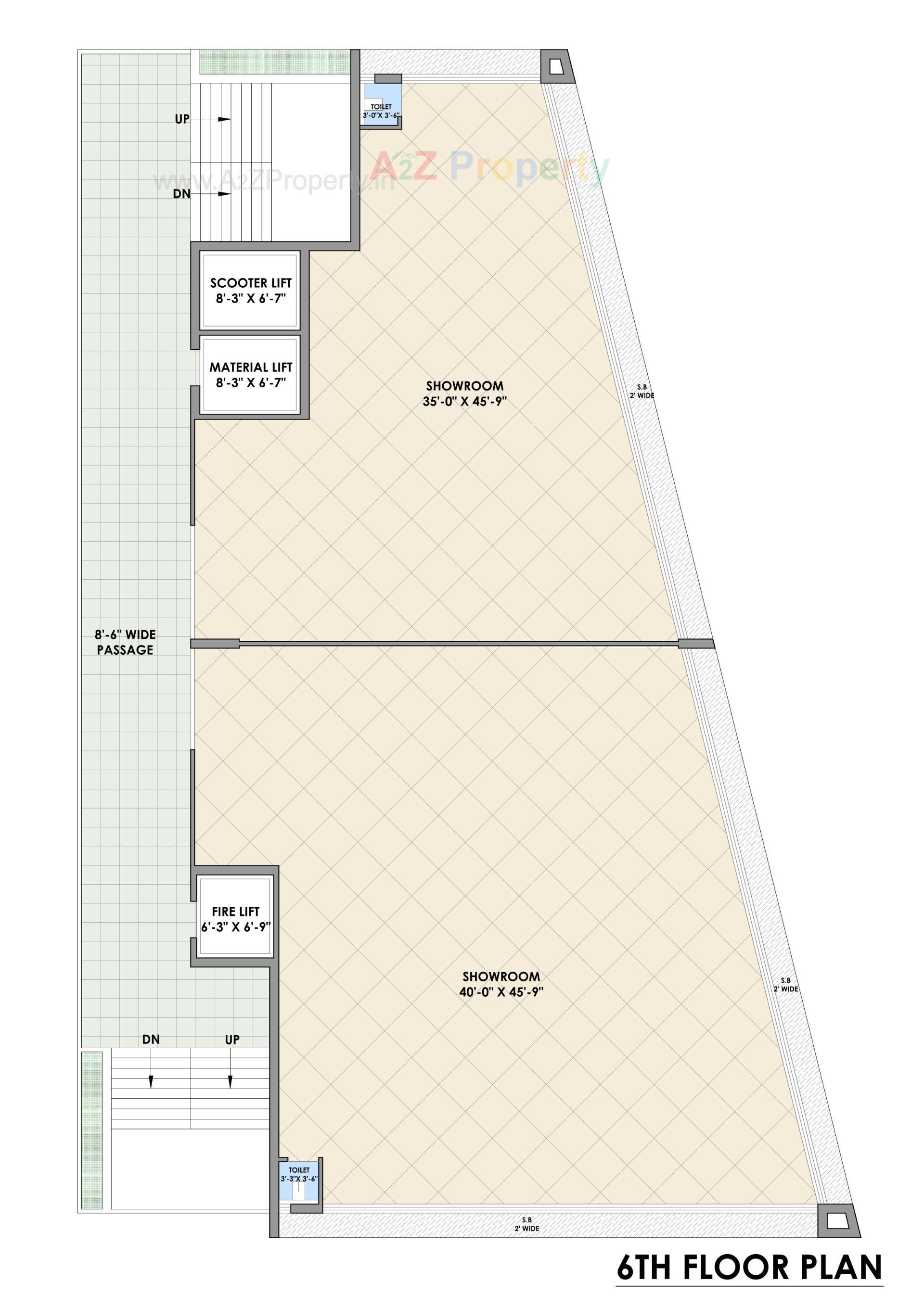 Layout of real estate project Pacific located at Mavdi, Rajkot, Gujarat