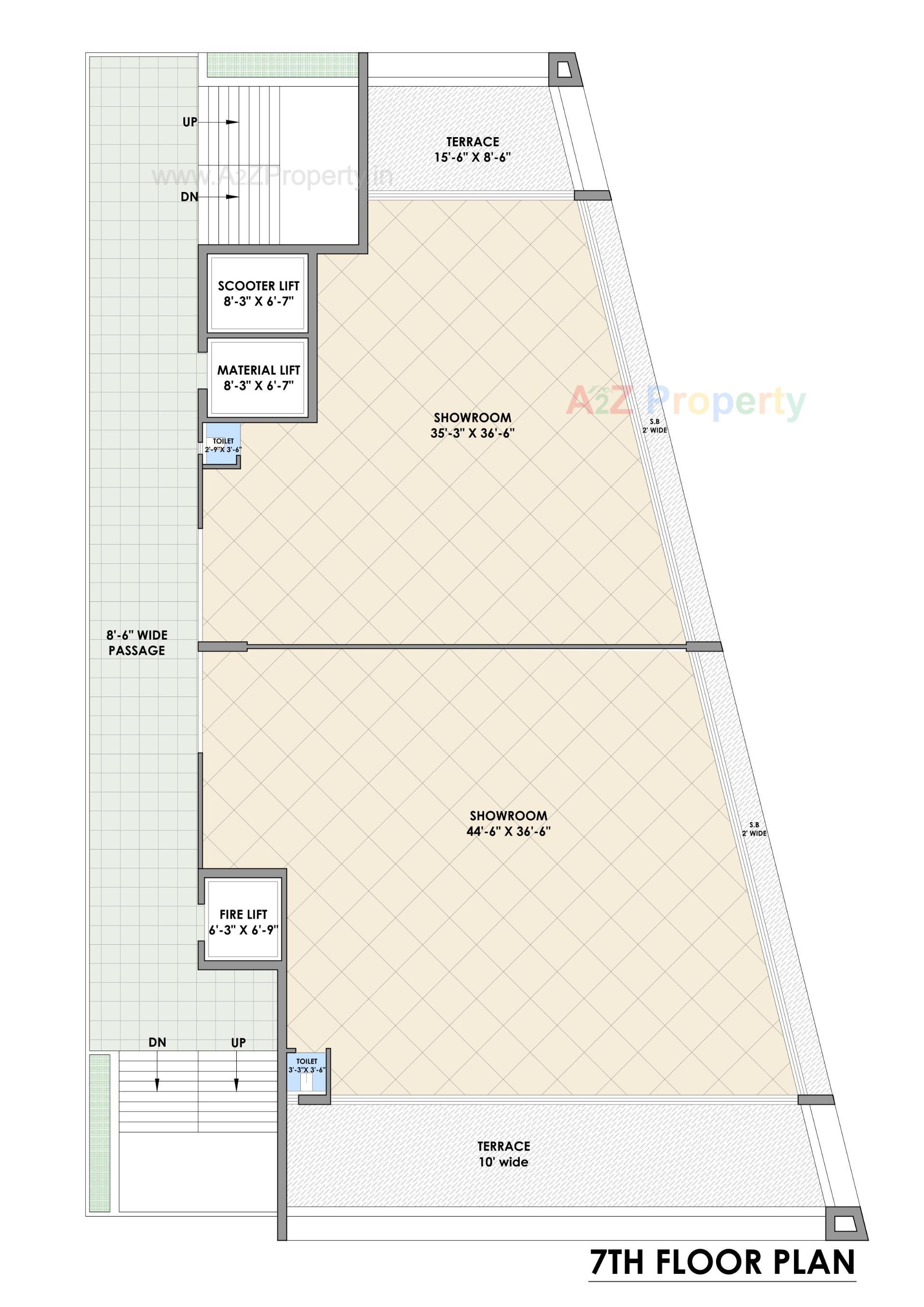 Layout of real estate project Pacific located at Mavdi, Rajkot, Gujarat
