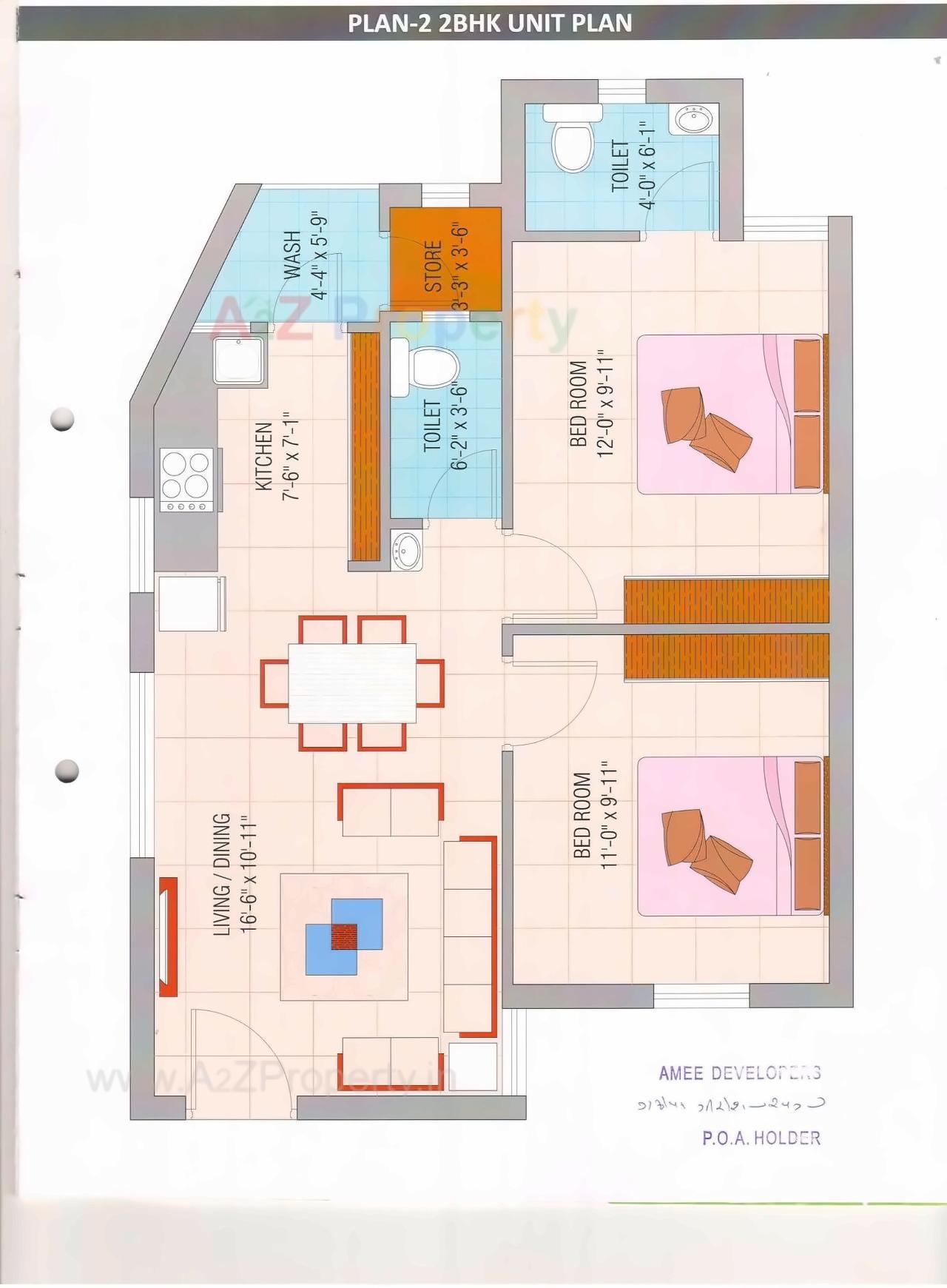 Layout of real estate project Palm City located at Raiya, Rajkot, Gujarat