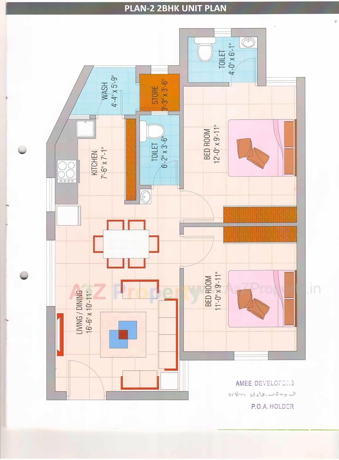 Layout of real estate project Palm City located at Raiya, Rajkot, Gujarat