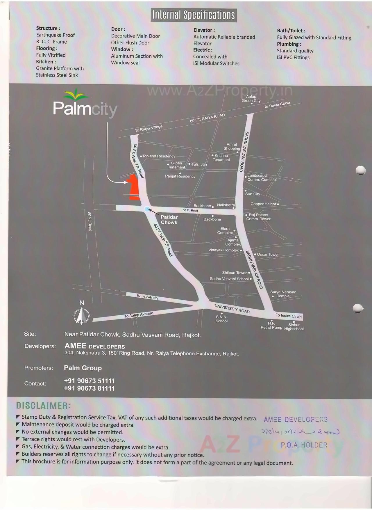  of real estate project Palm City located at Raiya, Rajkot, Gujarat