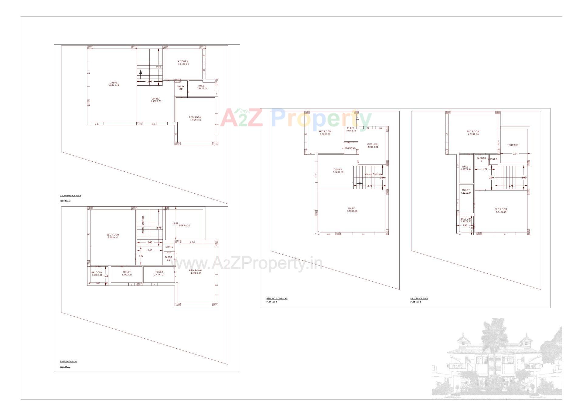 Layout of real estate project Palm Paradise located at Haripar-pal, Rajkot, Gujarat