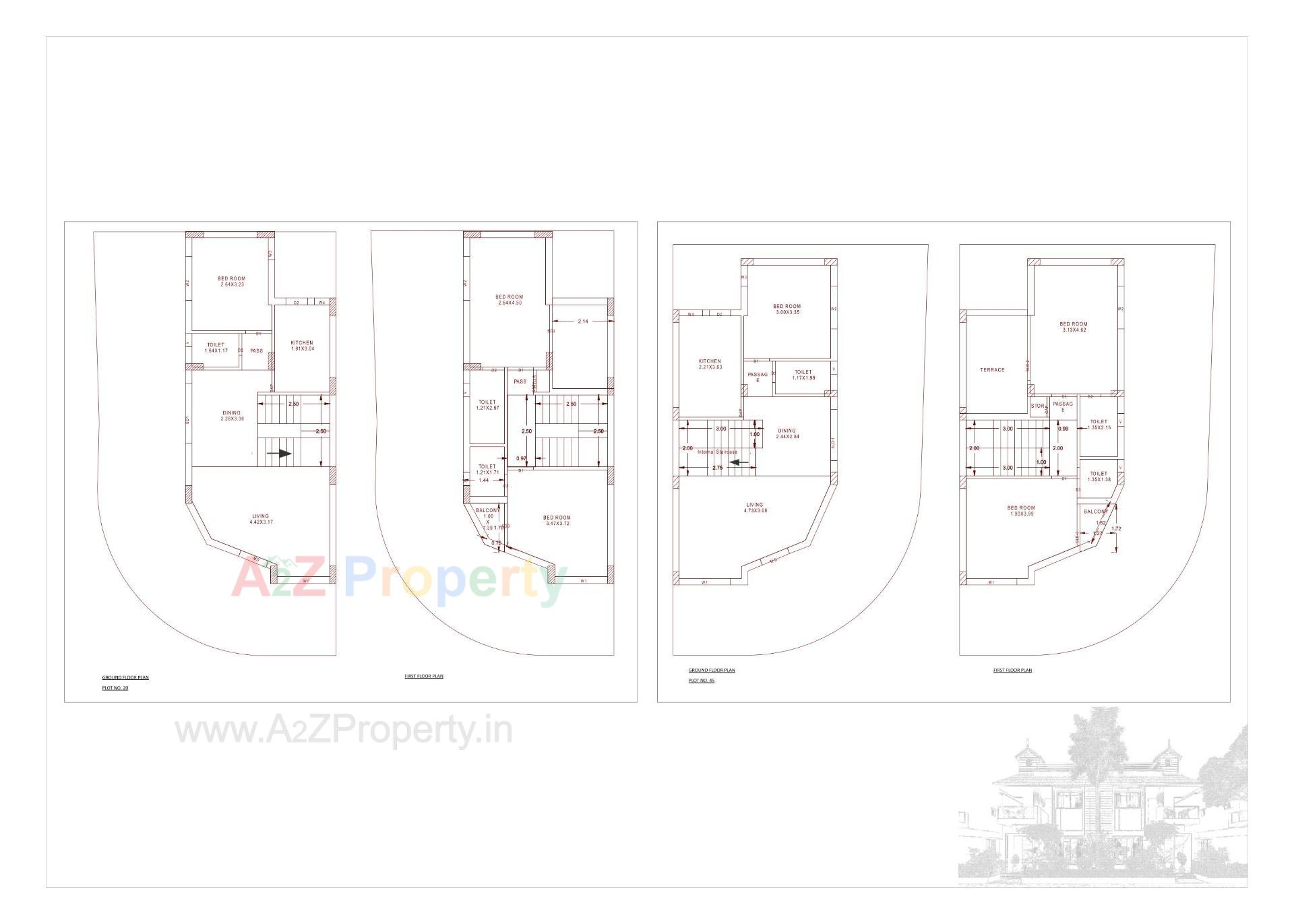 Layout of real estate project Palm Paradise located at Haripar-pal, Rajkot, Gujarat