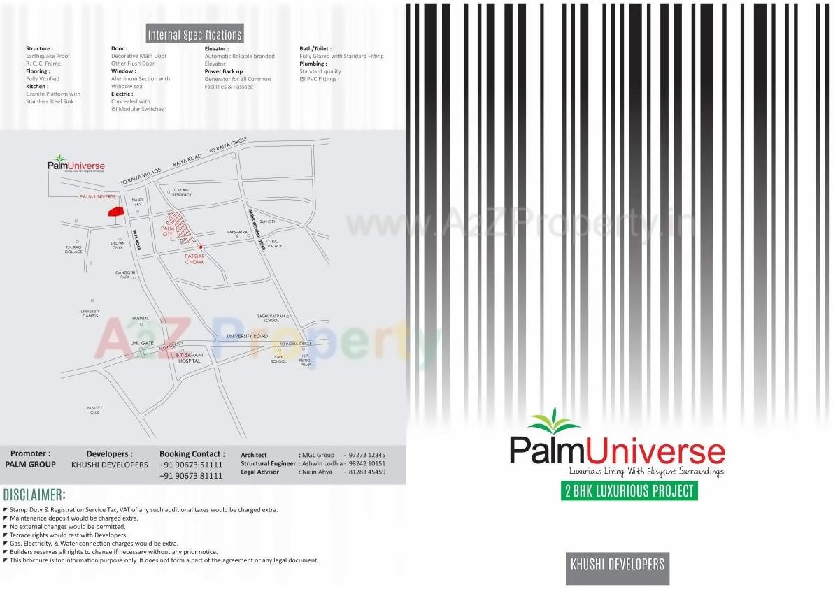  of real estate project Palm Universe located at Raiya, Rajkot, Gujarat