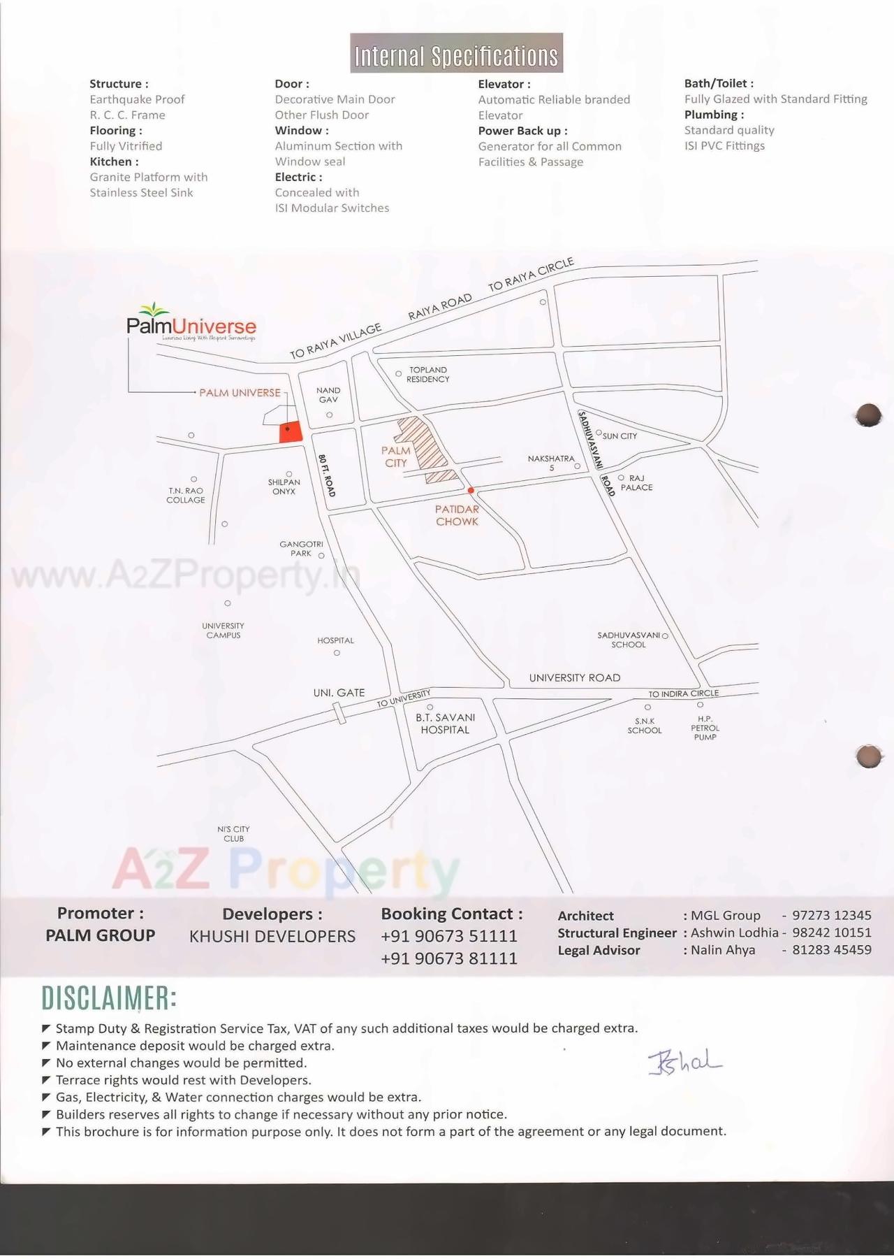  of real estate project Palm Universe located at Raiya, Rajkot, Gujarat