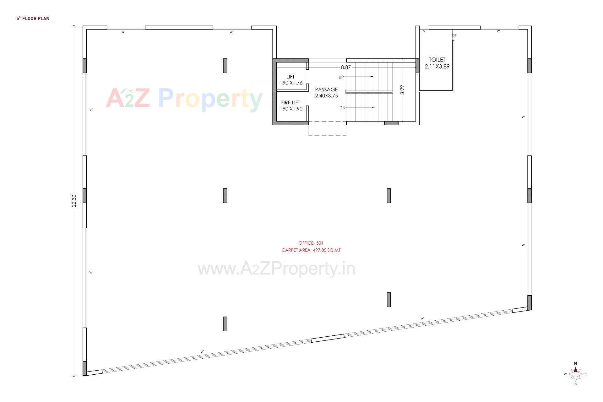 Layout of real estate project Pan Empire located at Nanamava, Rajkot, Gujarat