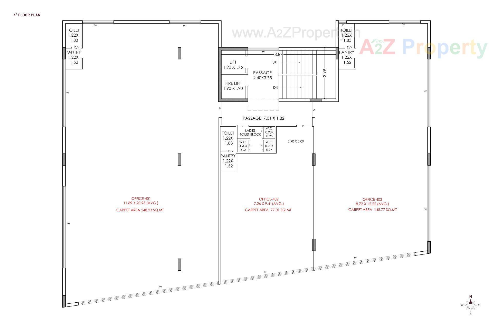 Layout of real estate project Pan Empire located at Nanamava, Rajkot, Gujarat