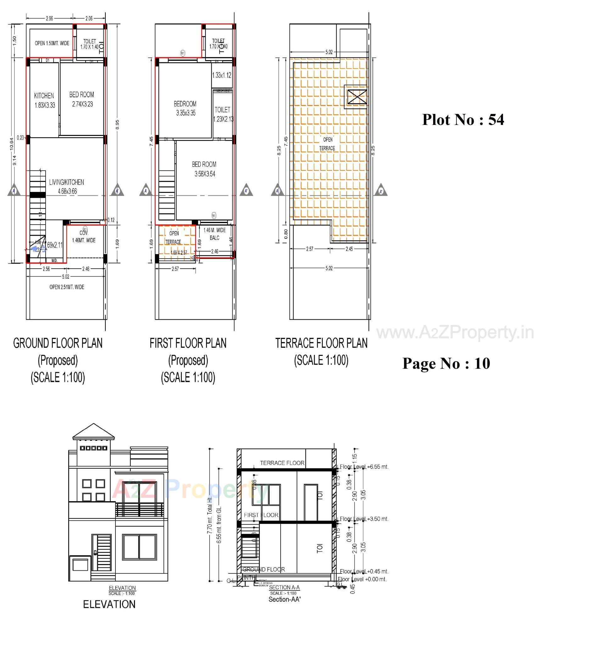 Layout of real estate project Panchvati Greens located at Ghanteshwar, Rajkot, Gujarat