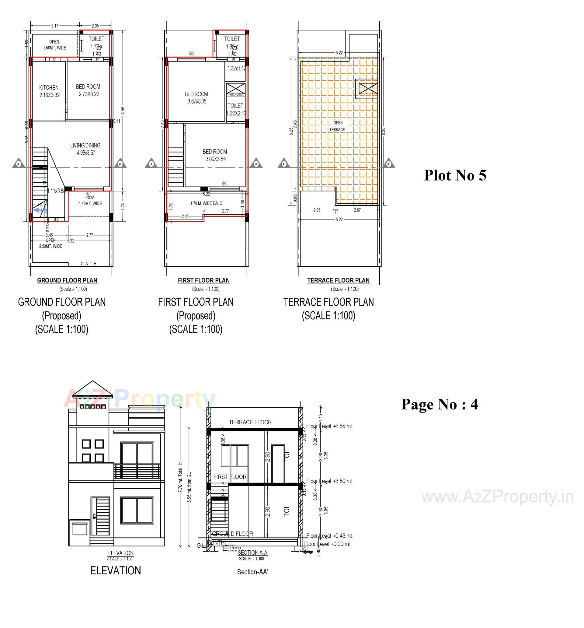 Layout of real estate project Panchvati Greens located at Ghanteshwar, Rajkot, Gujarat