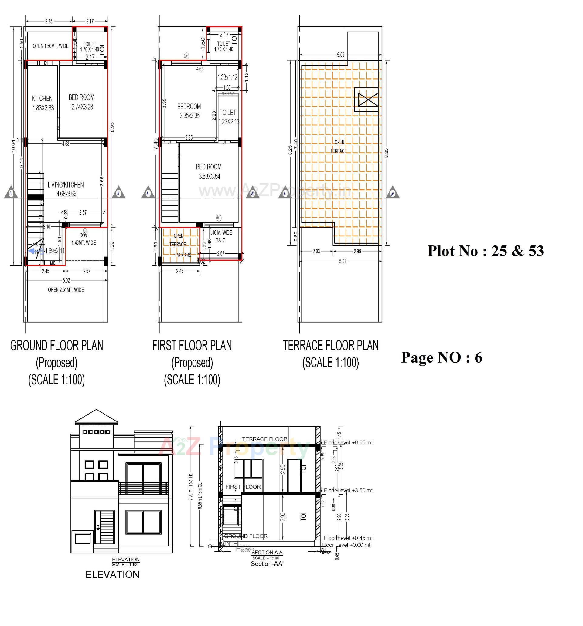 Layout of real estate project Panchvati Greens located at Ghanteshwar, Rajkot, Gujarat