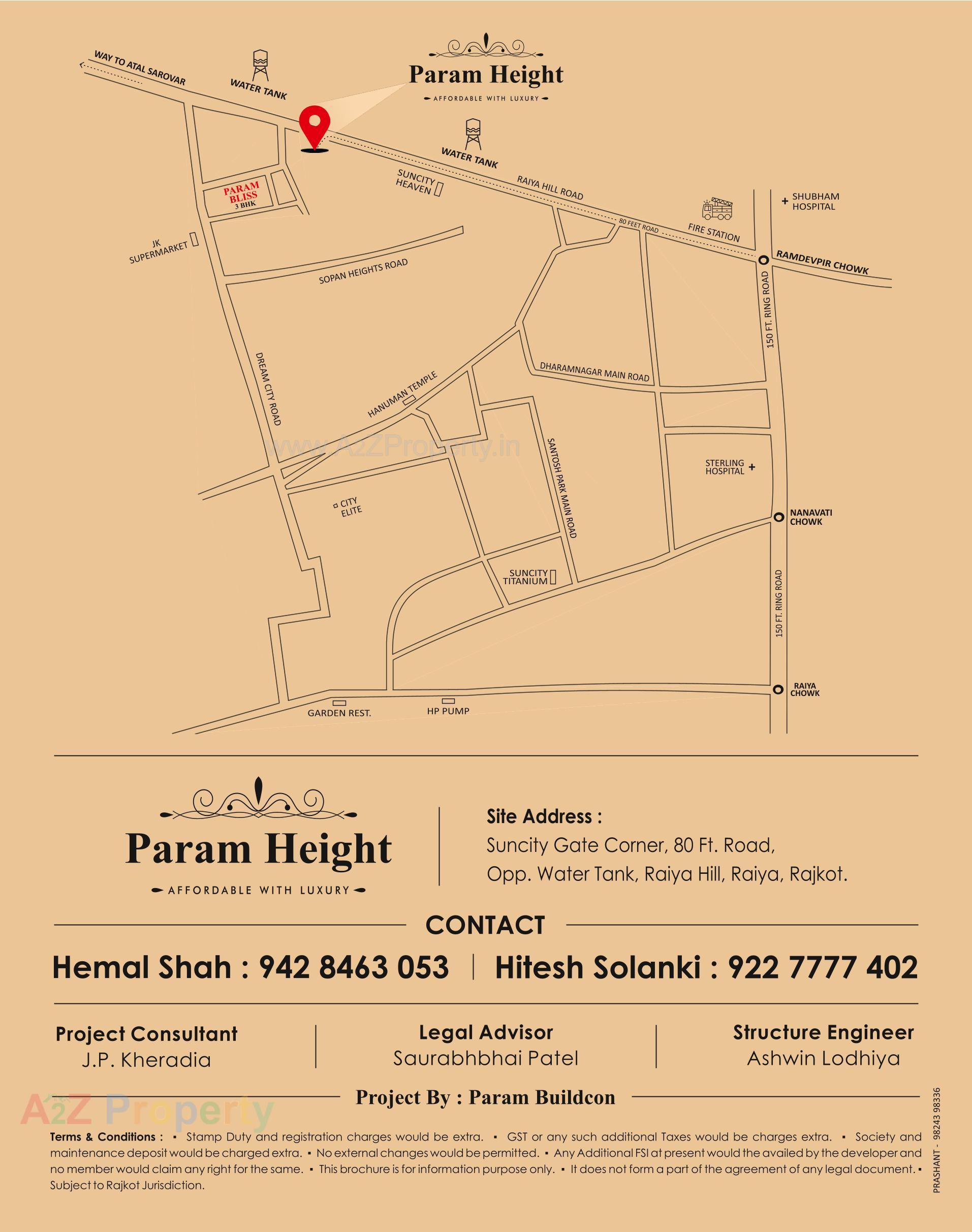  of real estate project Param Height located at Raiya, Rajkot, Gujarat