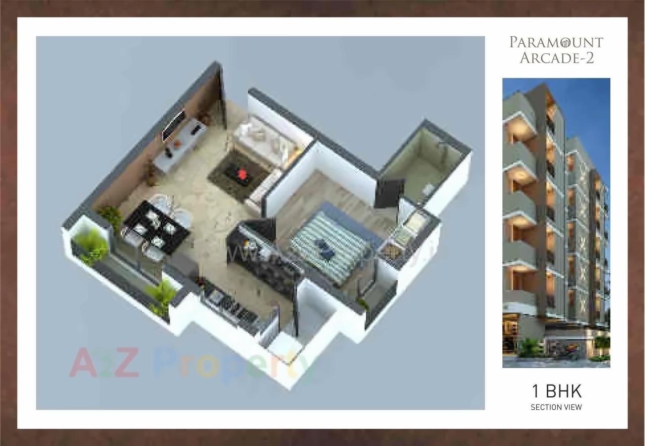 Layout of real estate project Paramount Arcade located at Madhapar, Rajkot, Gujarat