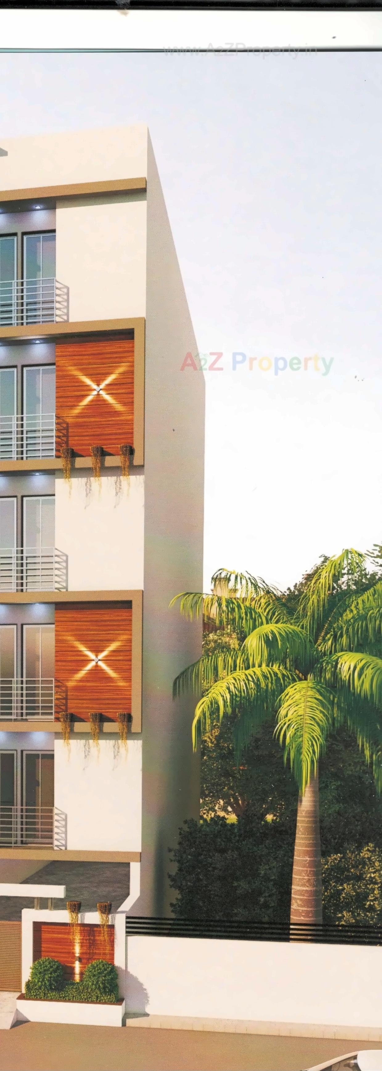 3D Elevation of real estate project Paris Avenue located at Rajkot, Rajkot, Gujarat