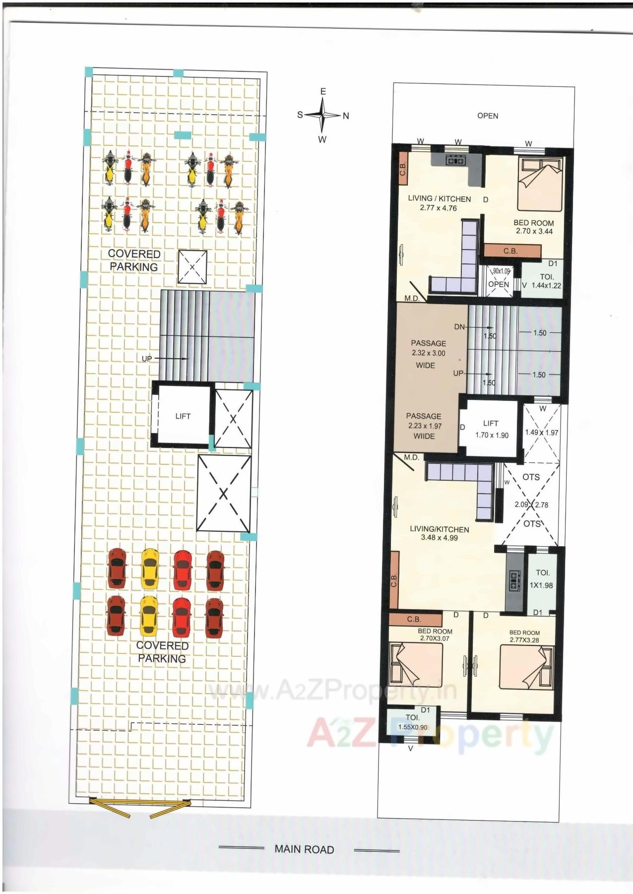 Layout of real estate project Paris Avenue located at Rajkot, Rajkot, Gujarat