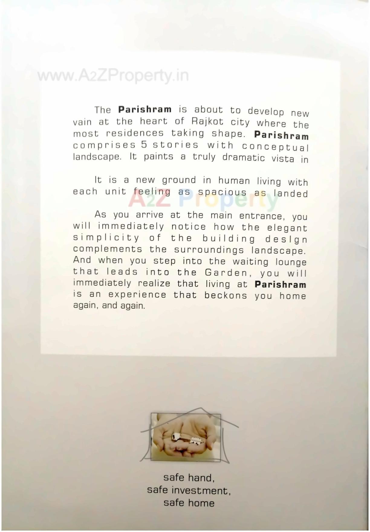  of real estate project Parishram located at Rajkot, Rajkot, Gujarat