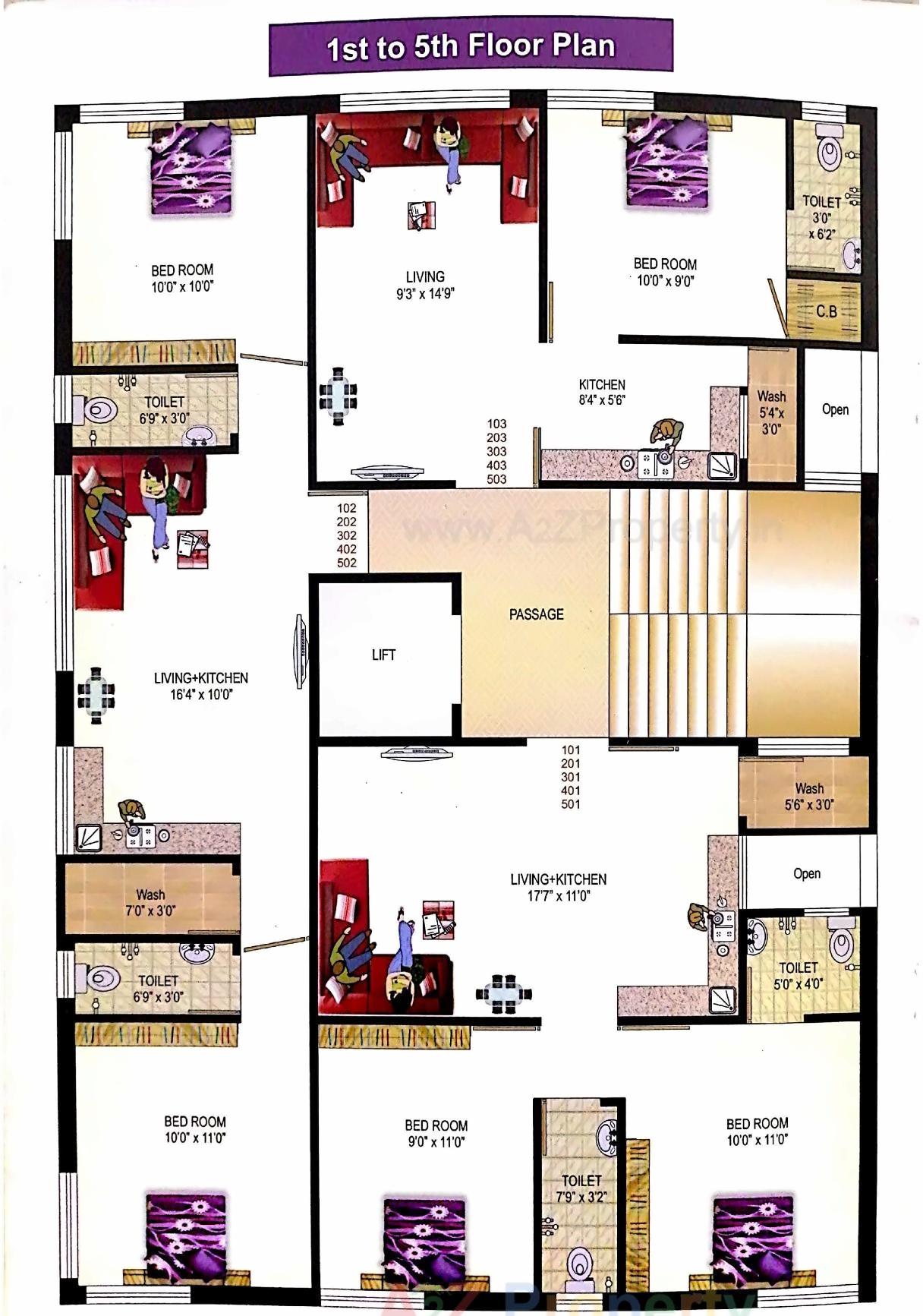 Layout of real estate project Parishram located at Rajkot, Rajkot, Gujarat