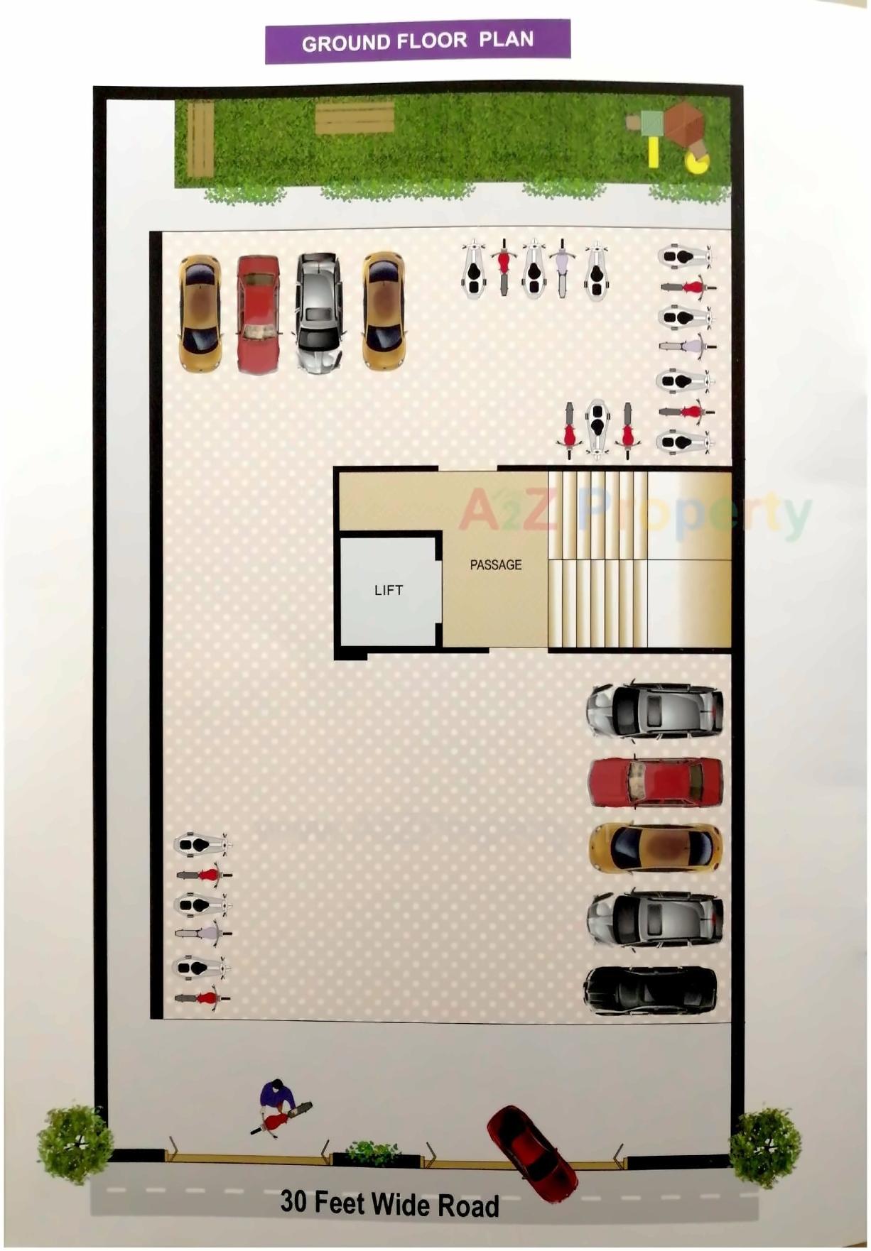 Layout of real estate project Parishram located at Rajkot, Rajkot, Gujarat
