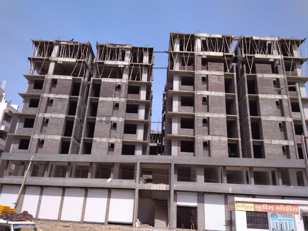 23857_const of real estate project Parshwanath Heights located at Ghanteshwar, Rajkot, Gujarat